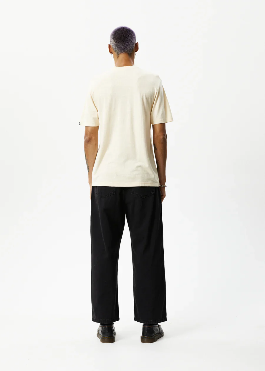 AFENDS Mens Classic - Retro Fit T-Shirt - Sand - Image 5