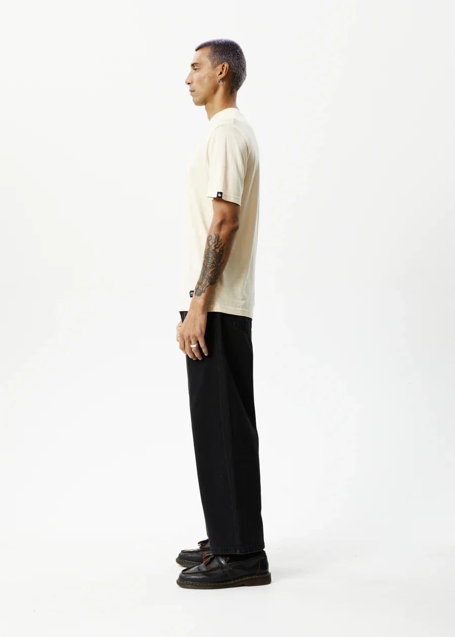 AFENDS Mens Classic - Retro Fit T-Shirt - Sand - Image 6