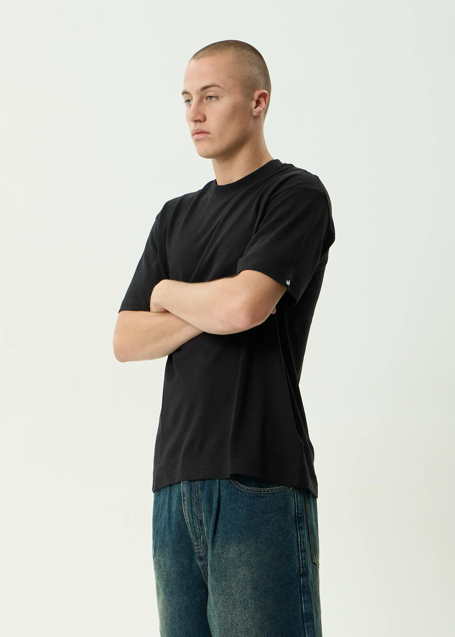 AFENDS Mens Classic Retro Tee in Black - Image 5