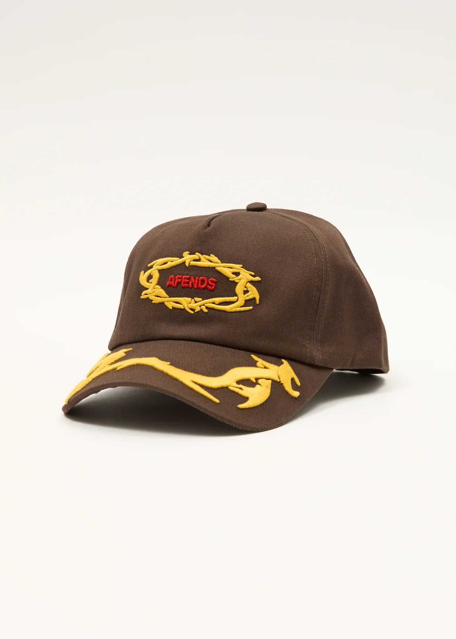 AFENDS Rocked - Five Panel Cap - Coffee - Image 11