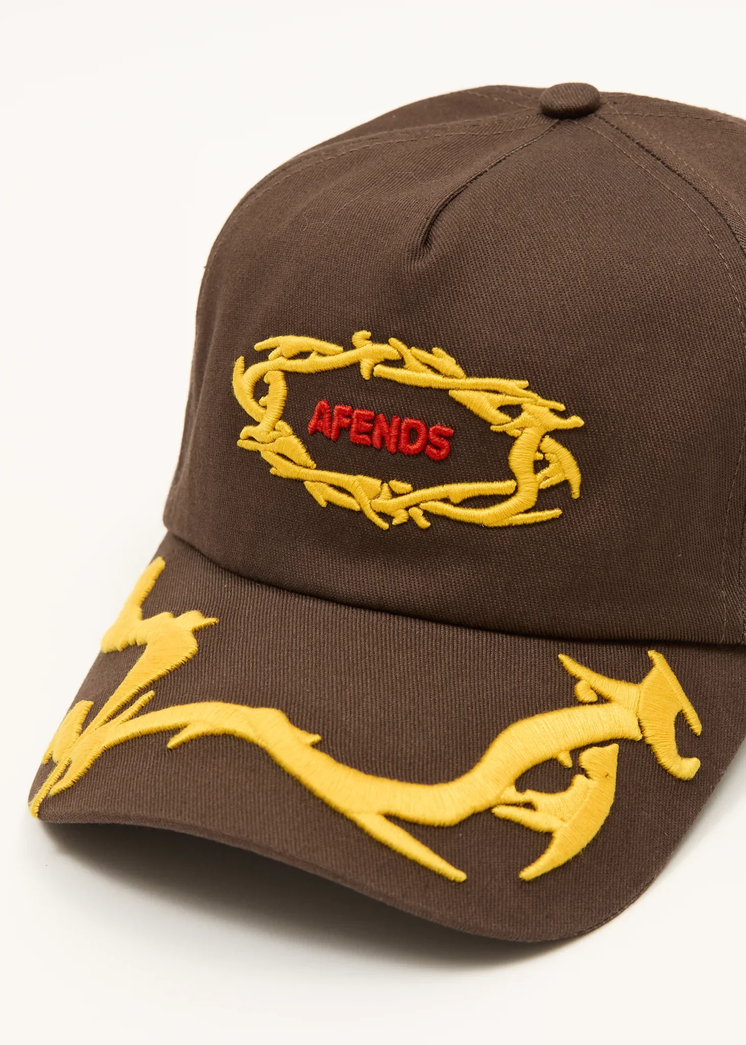 AFENDS Rocked - Five Panel Cap - Coffee - Image 16