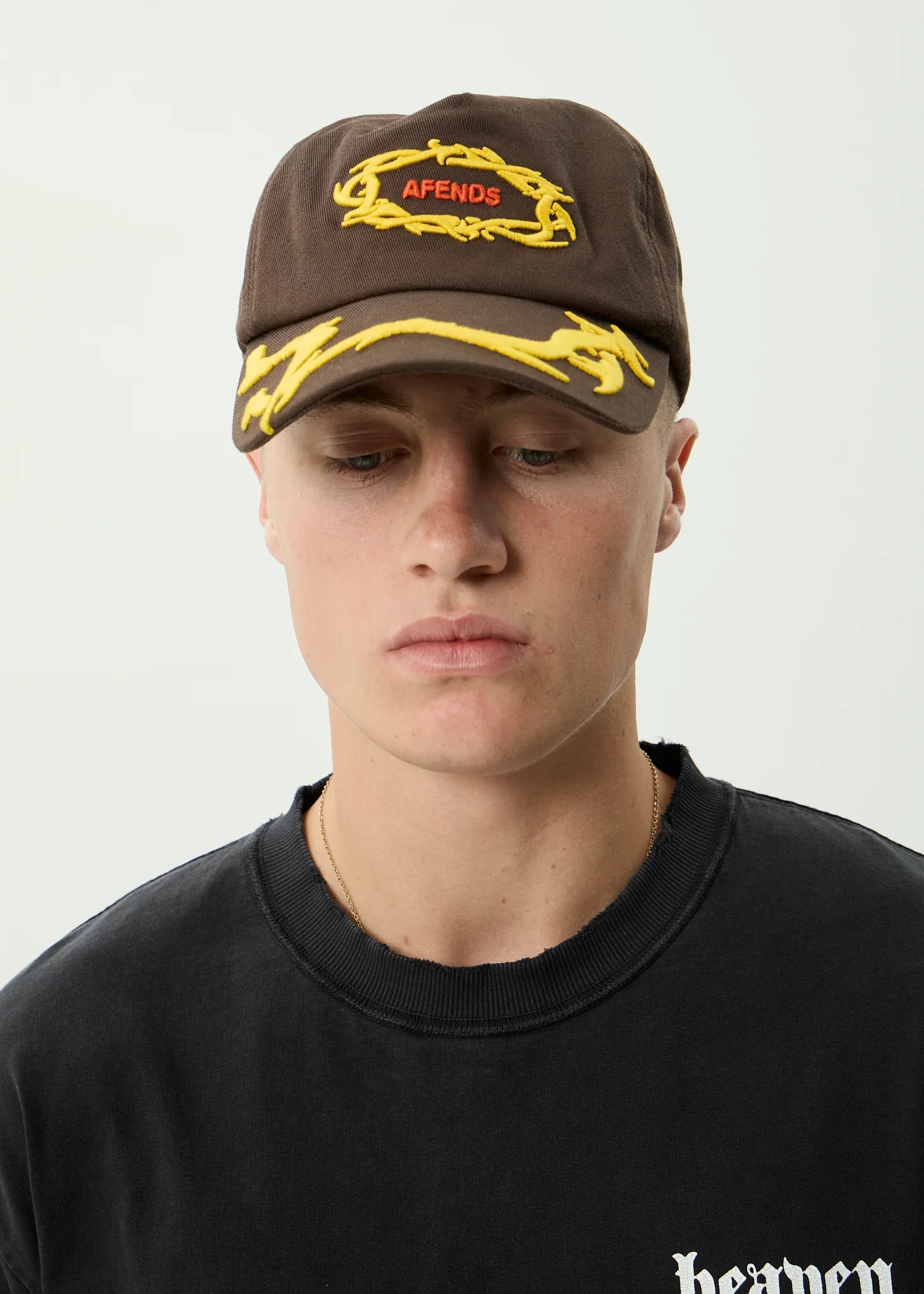 AFENDS Rocked - Five Panel Cap - Coffee - Image 18