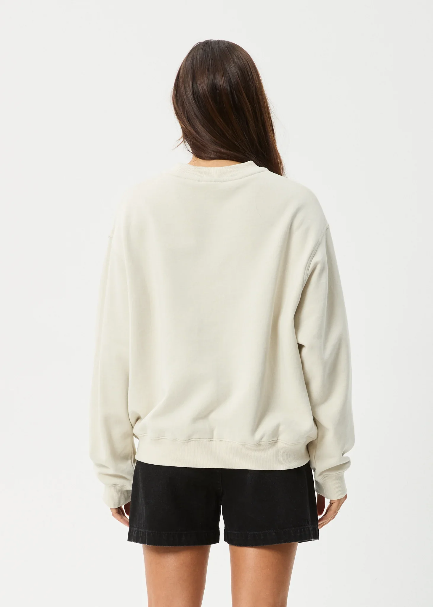 AFENDS Womens Tranquil Crew Neck Jumper - Moonbeam - Image 6