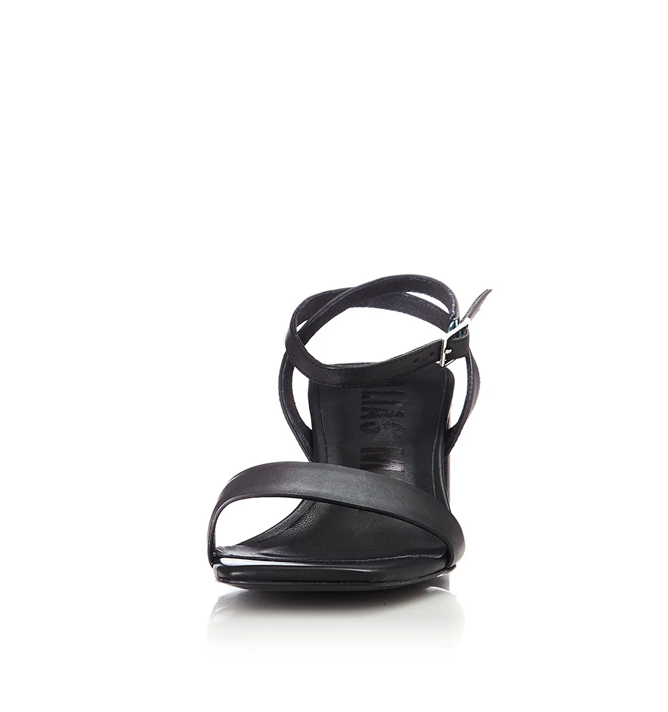 Alias Mae HEIDI BLACK LEATHER HEELS - Image 3