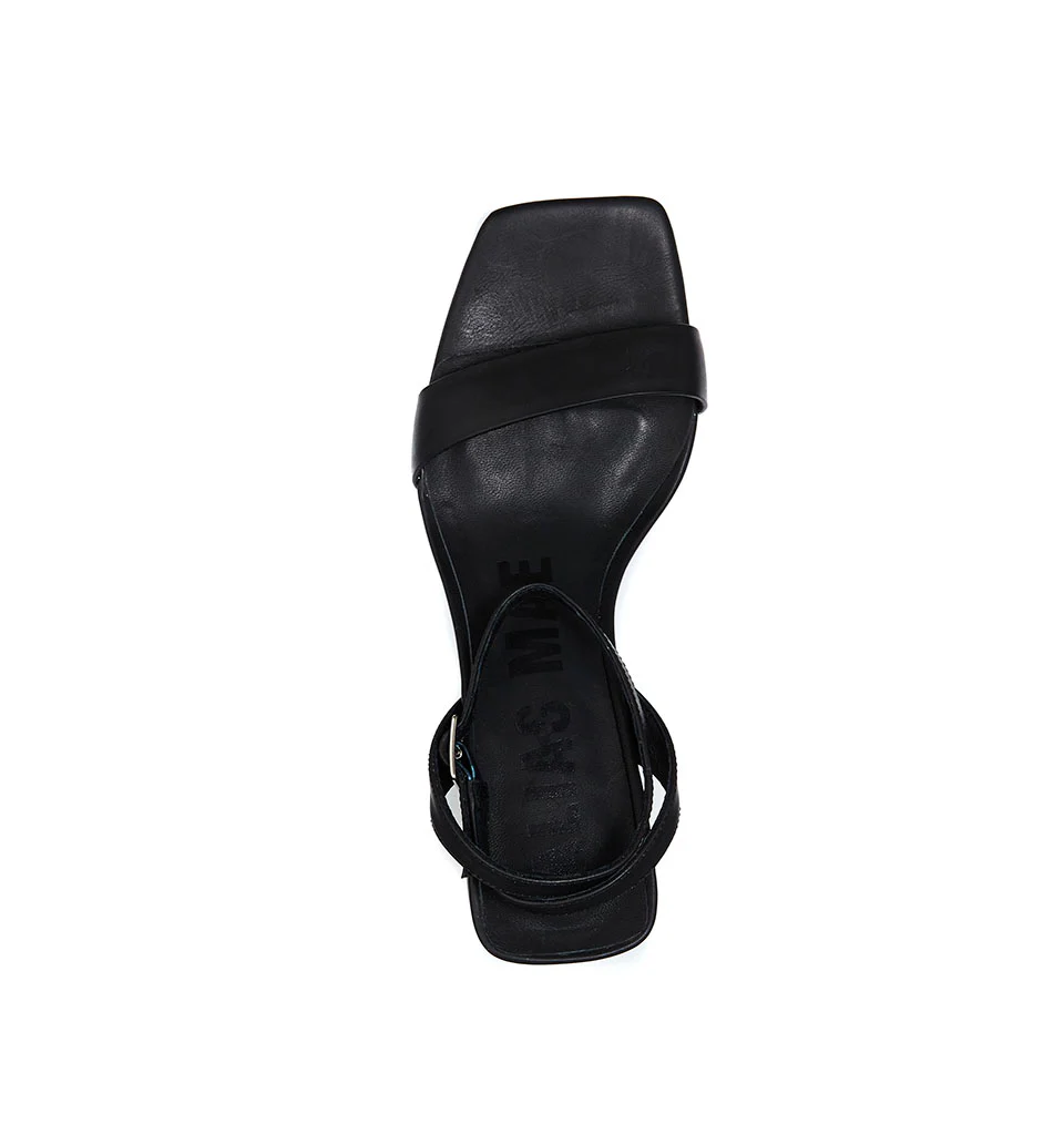 Alias Mae HEIDI BLACK LEATHER HEELS - Image 4