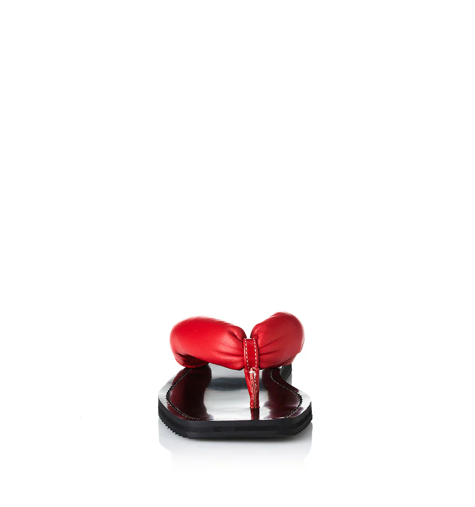 ALIAS MAE Womens Chase Sandal in Scarlet Leather - Image 6
