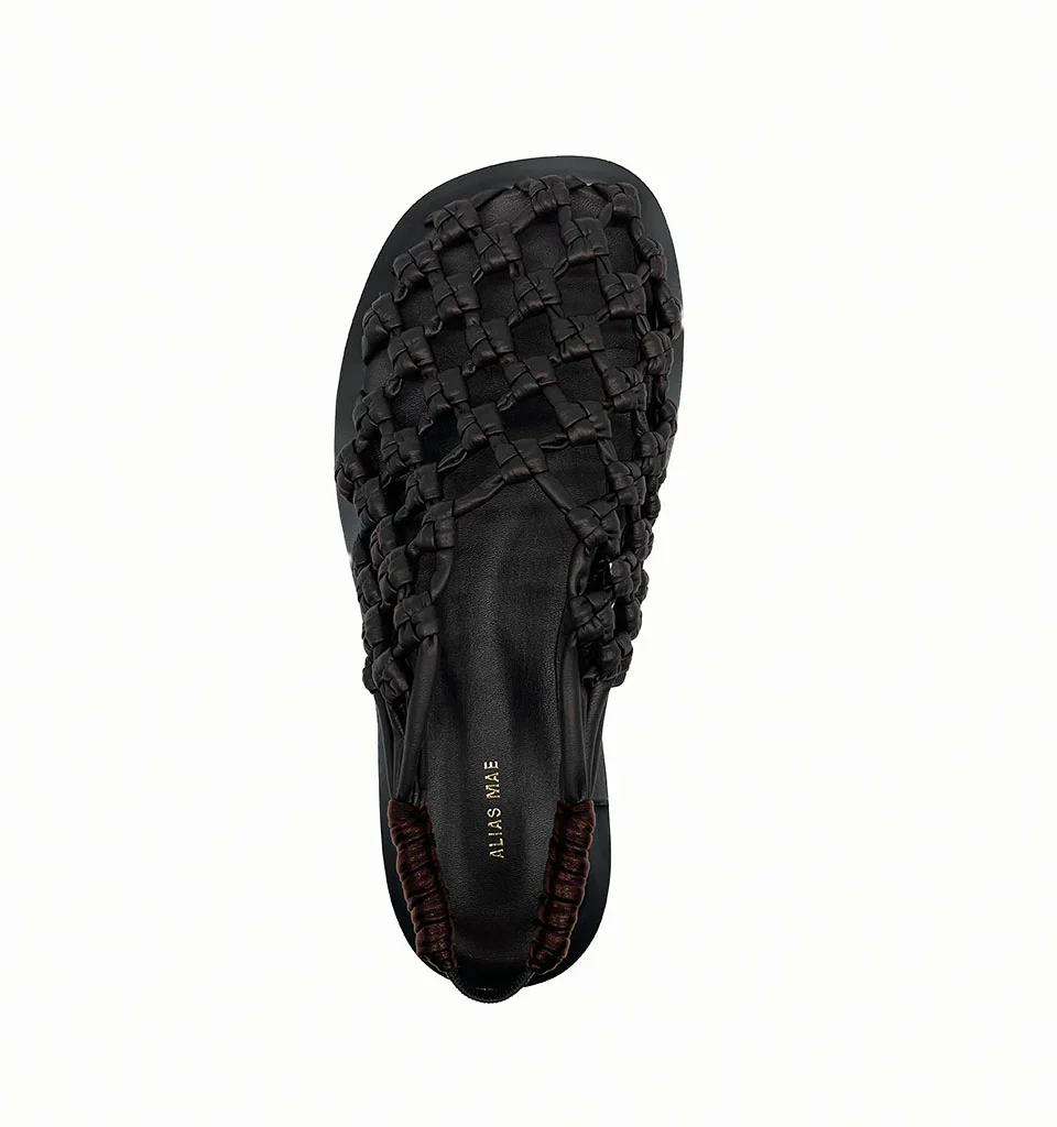 ALIAS MAE Womens Elki Sandal in Black - Image 3