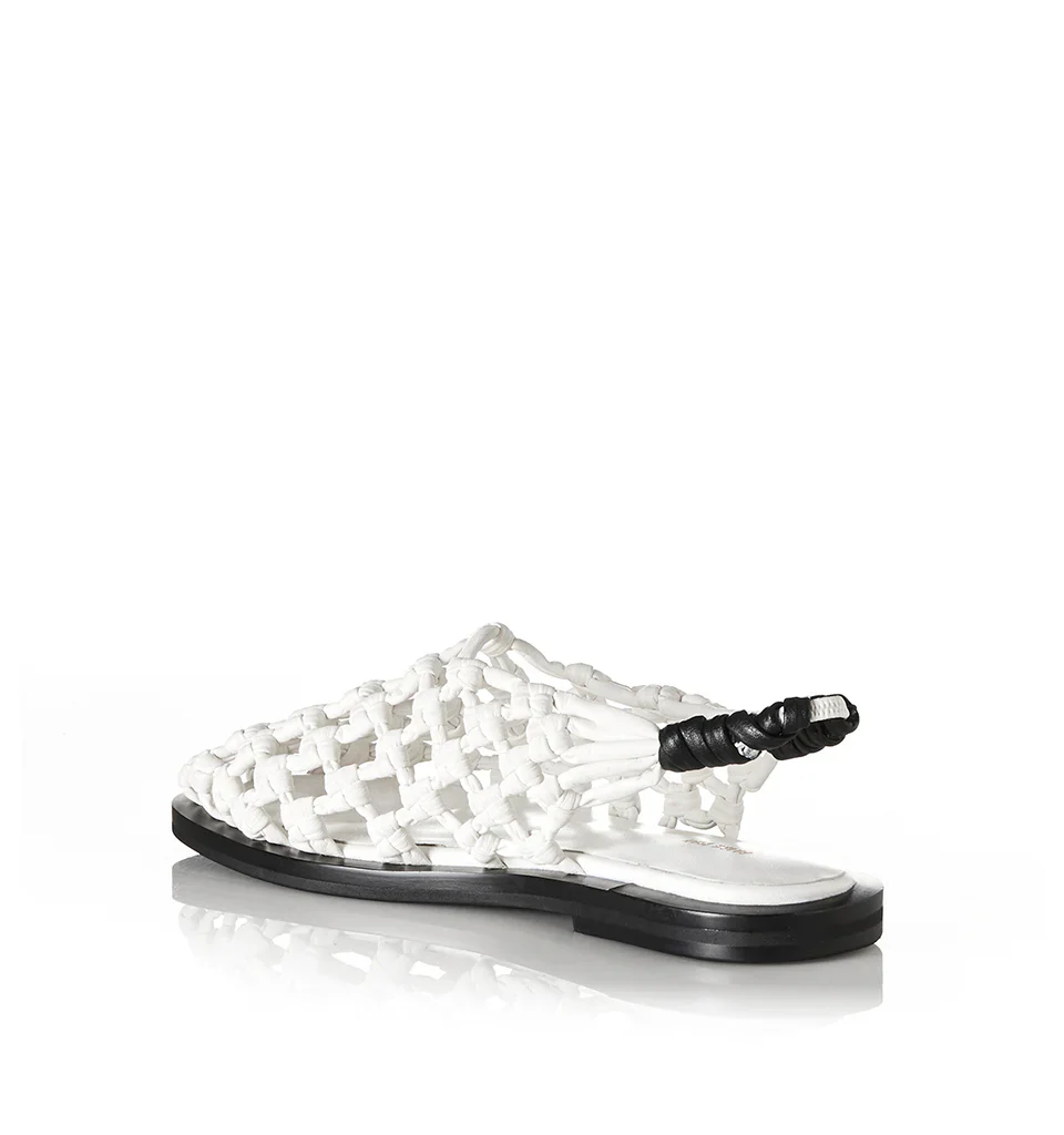ALIAS MAE Womens Elki Sandal in Ivory - Image 4