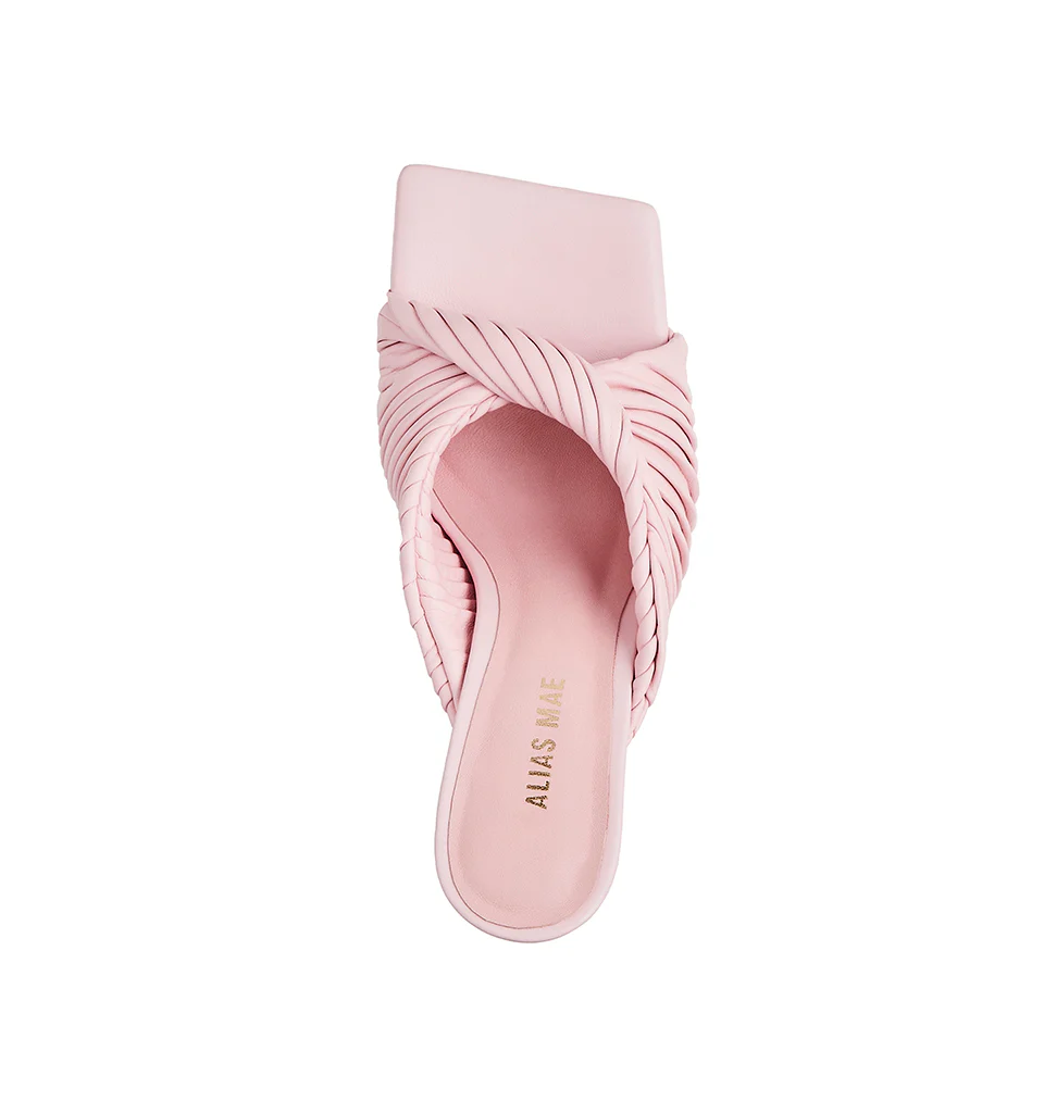 ALIAS MAE Womens Flora Heels - Pale Pink Leather - Image 2