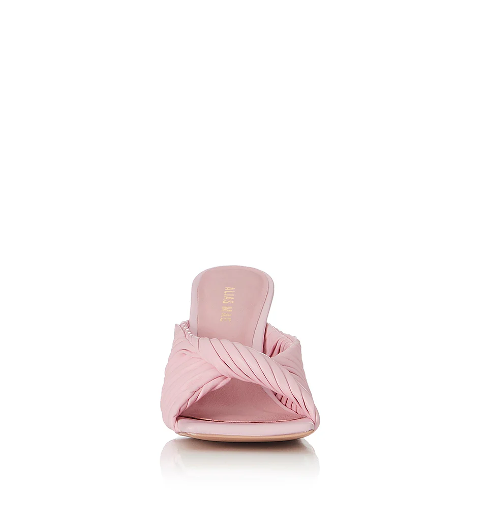 ALIAS MAE Womens Flora Heels - Pale Pink Leather - Image 3