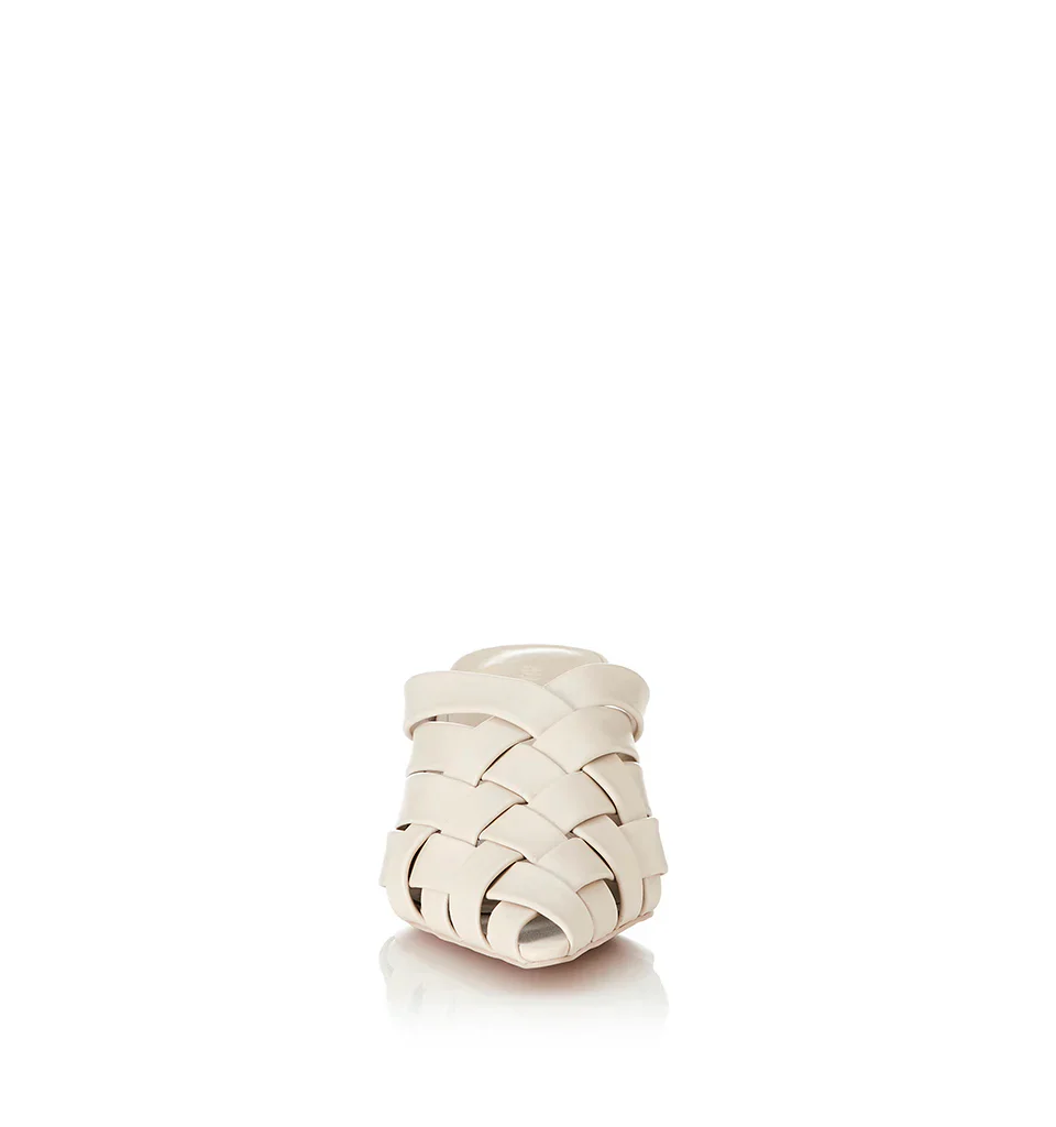 ALIAS MAE Womens Golan Leather Mules - Bone - Image 5