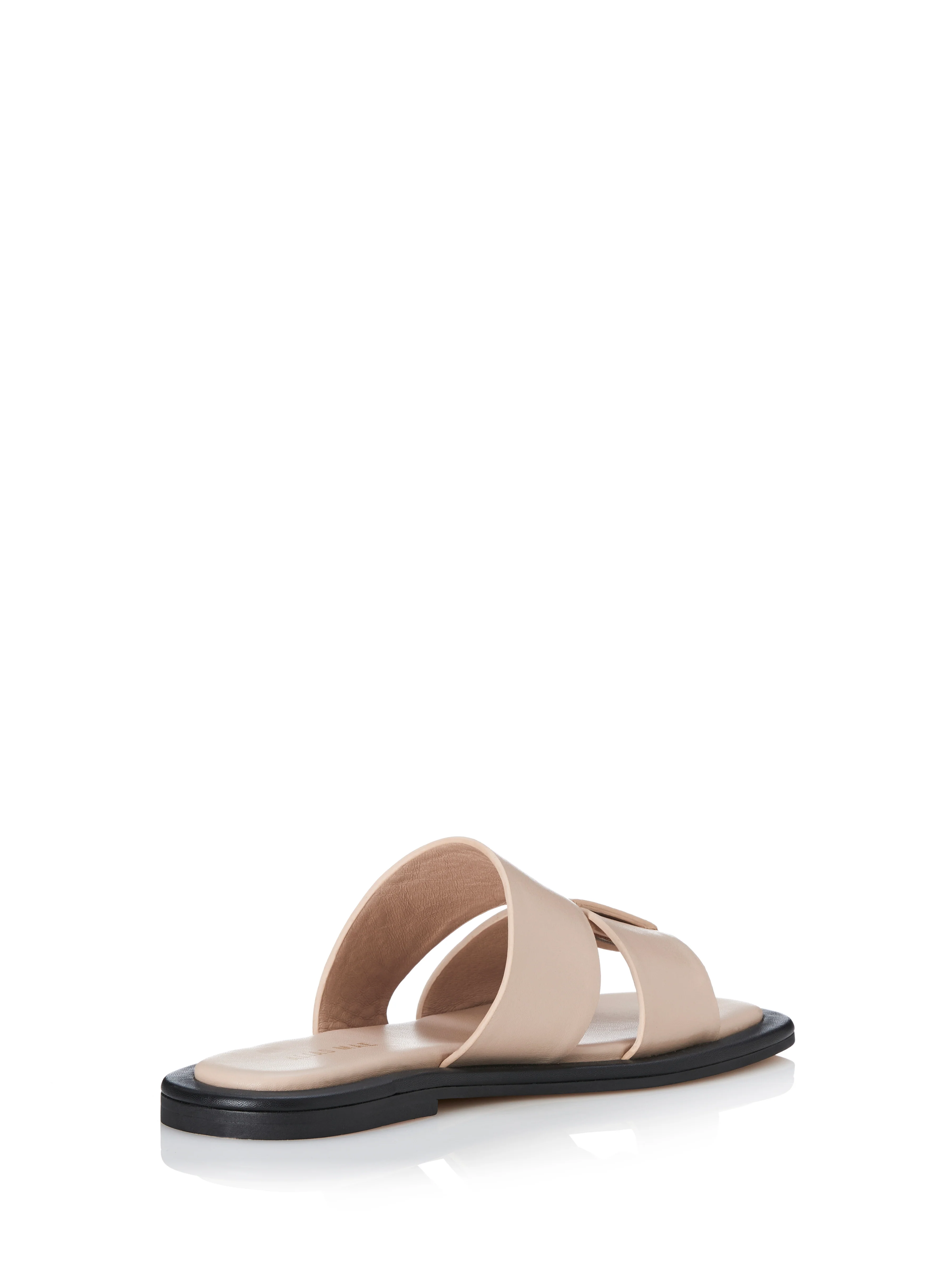 ALIAS MAE Womens Kerryn Slides - Cream Leather - Image 3