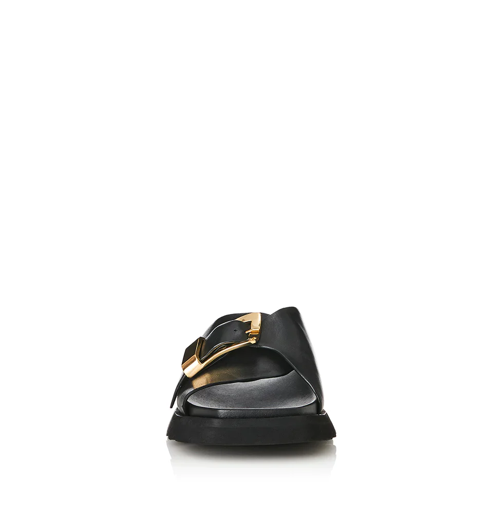 ALIAS MAE Womens Kiaro Sandals - Black Leather - Image 6