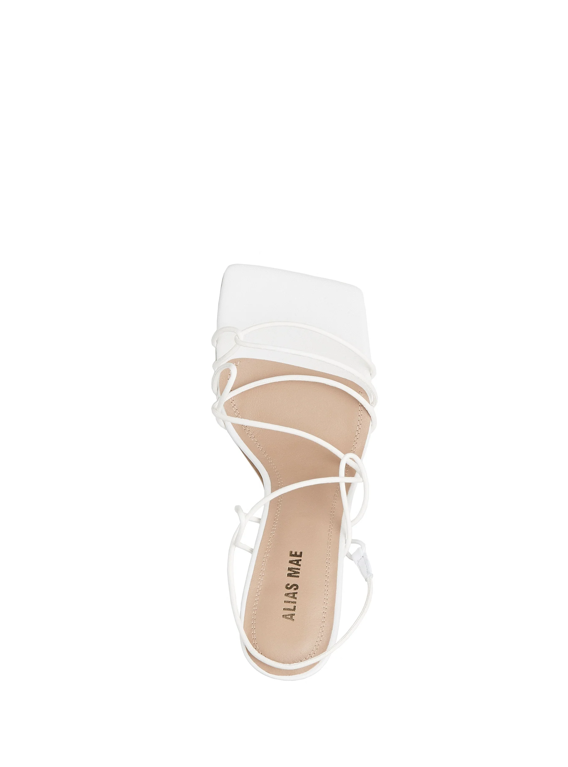 Alias Mae WOMENS LEYLA LEATHER HEELS - IVORY - Image 5