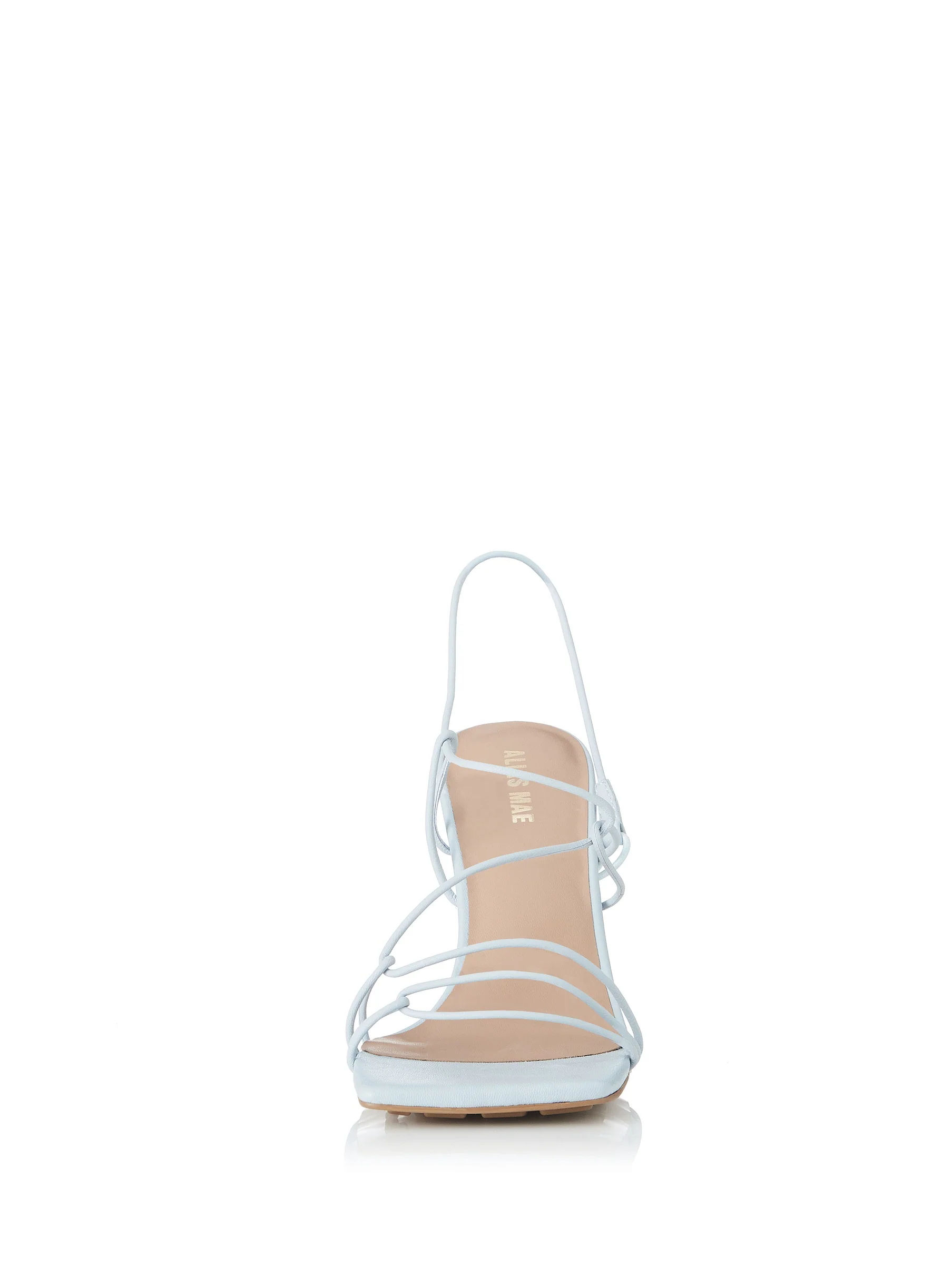 Alias Mae WOMENS LEYLA LEATHER HEELS - PALE BLUE - Image 2