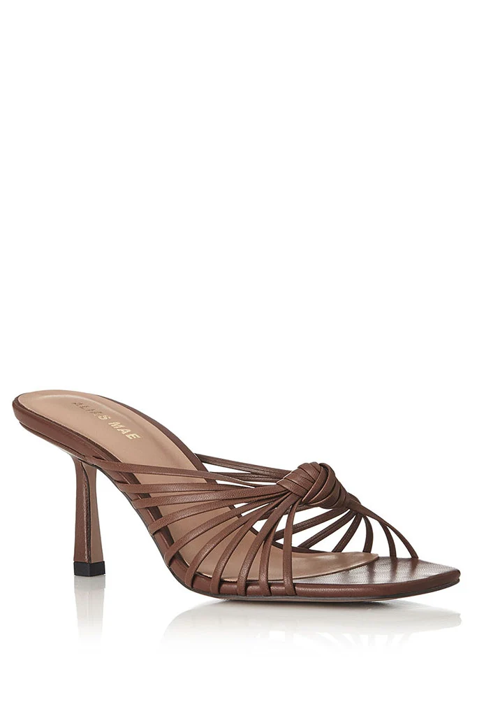 Alias Mae WOMENS LIBBY HEELS - MOCCHA KID LEATHER - Image 5