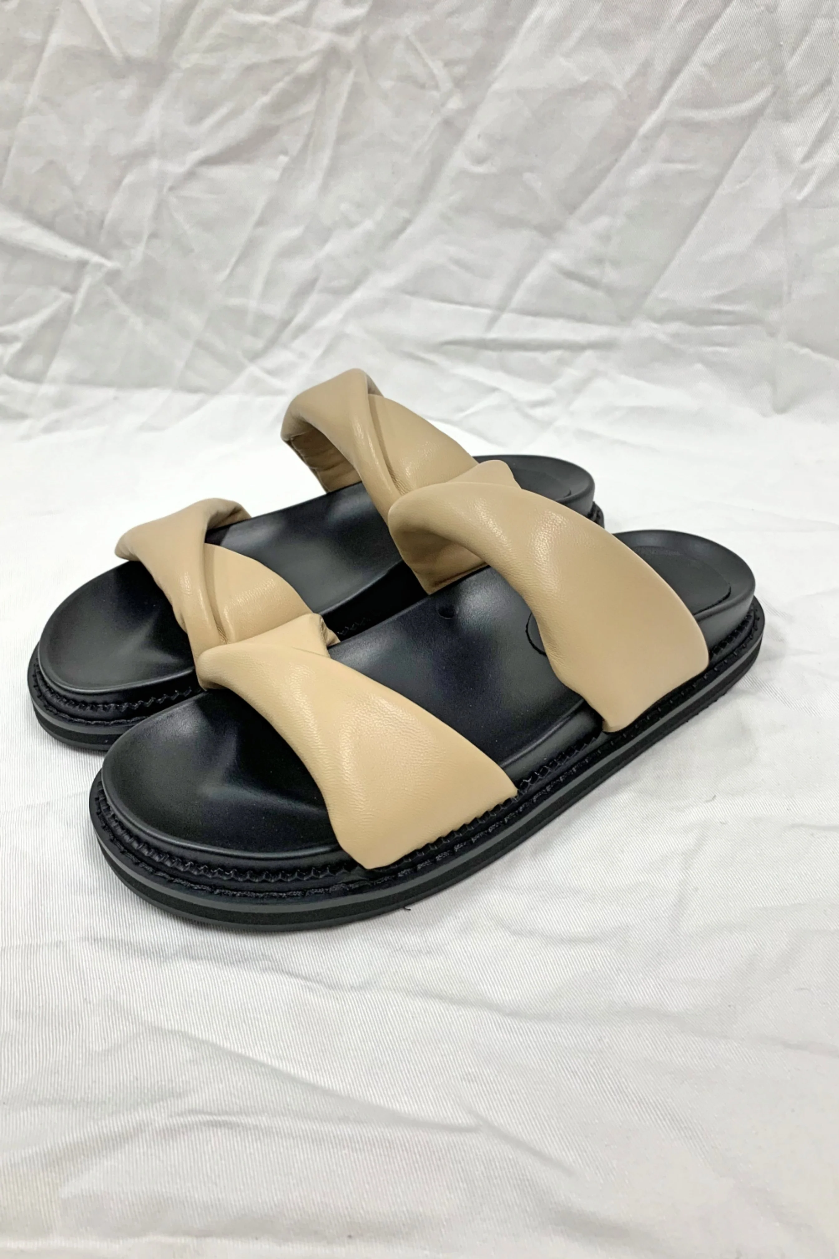 Alias Mae WOMENS PARIS LEATHER SANDAL - NATURAL KID LEATHER - Image 3