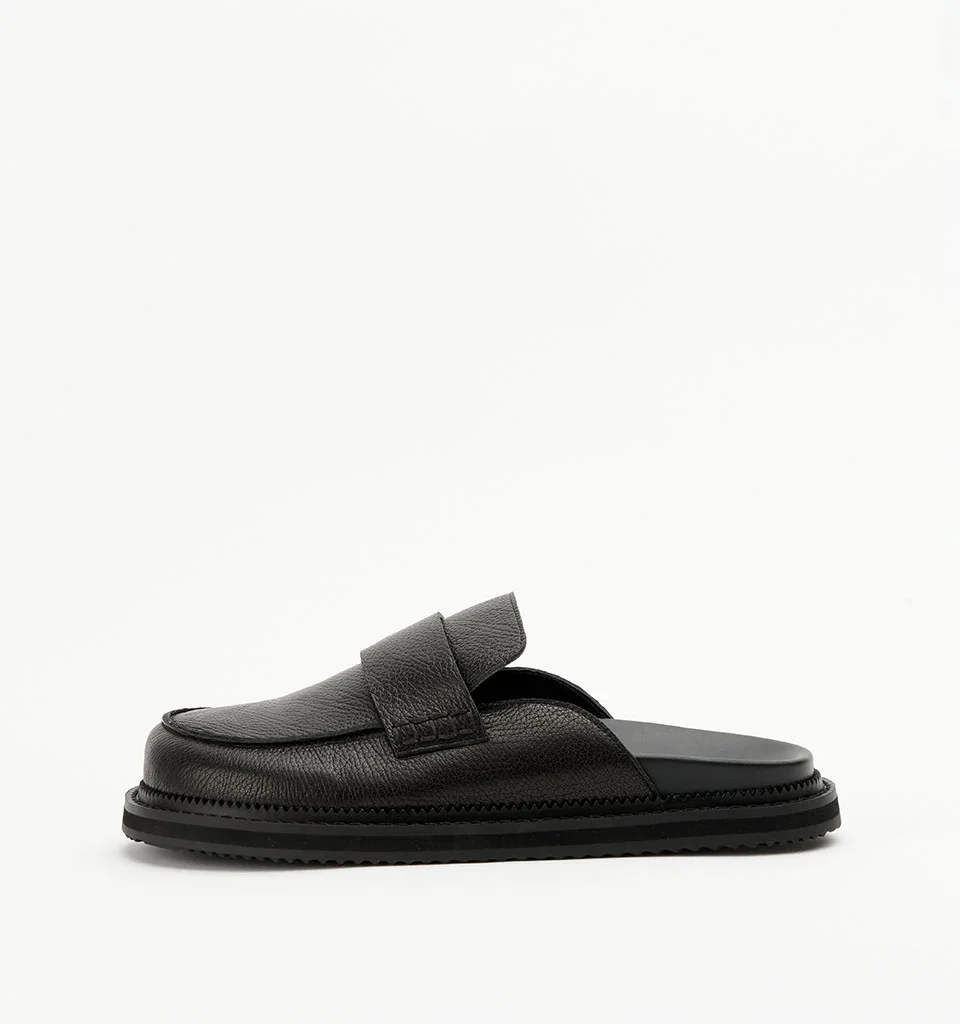 ALIAS MAE Womens Paula in Black Tumble Leather - Image 2