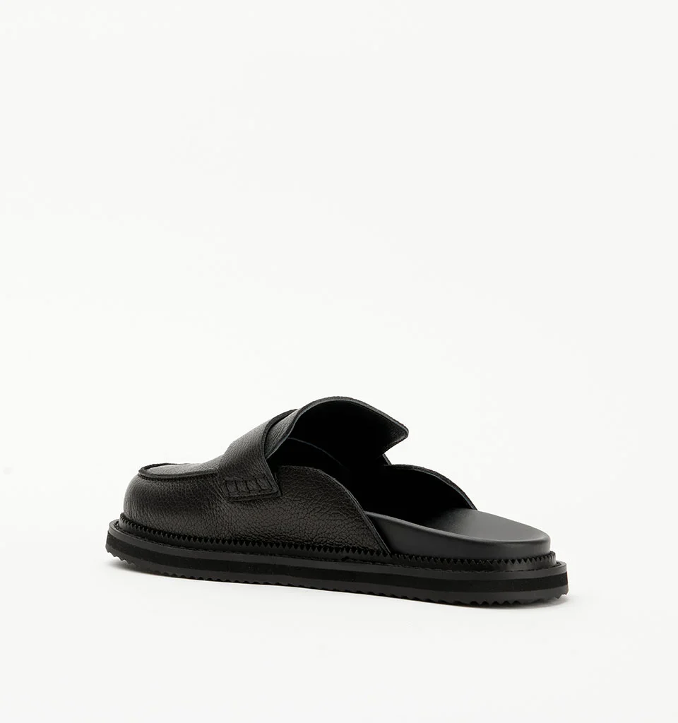 ALIAS MAE Womens Paula in Black Tumble Leather - Image 5