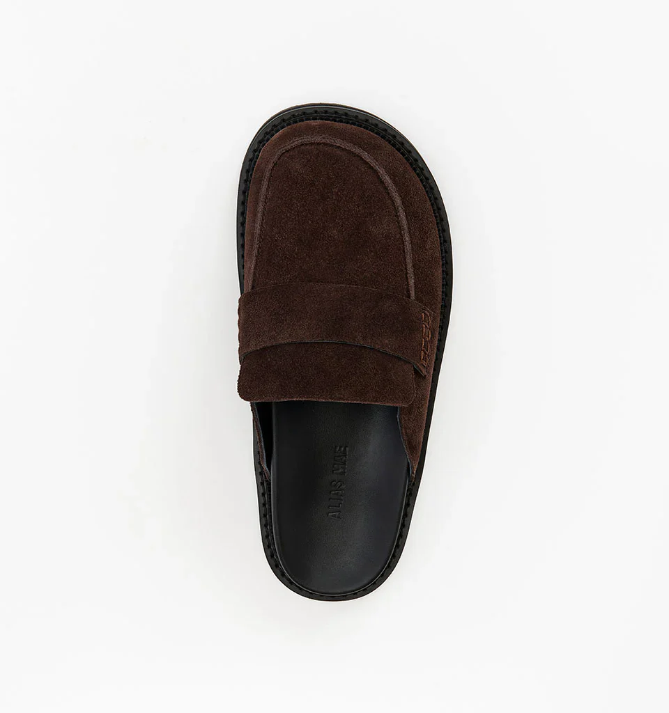 ALIAS MAE Womens Paula in Chocolate Suede - Image 3