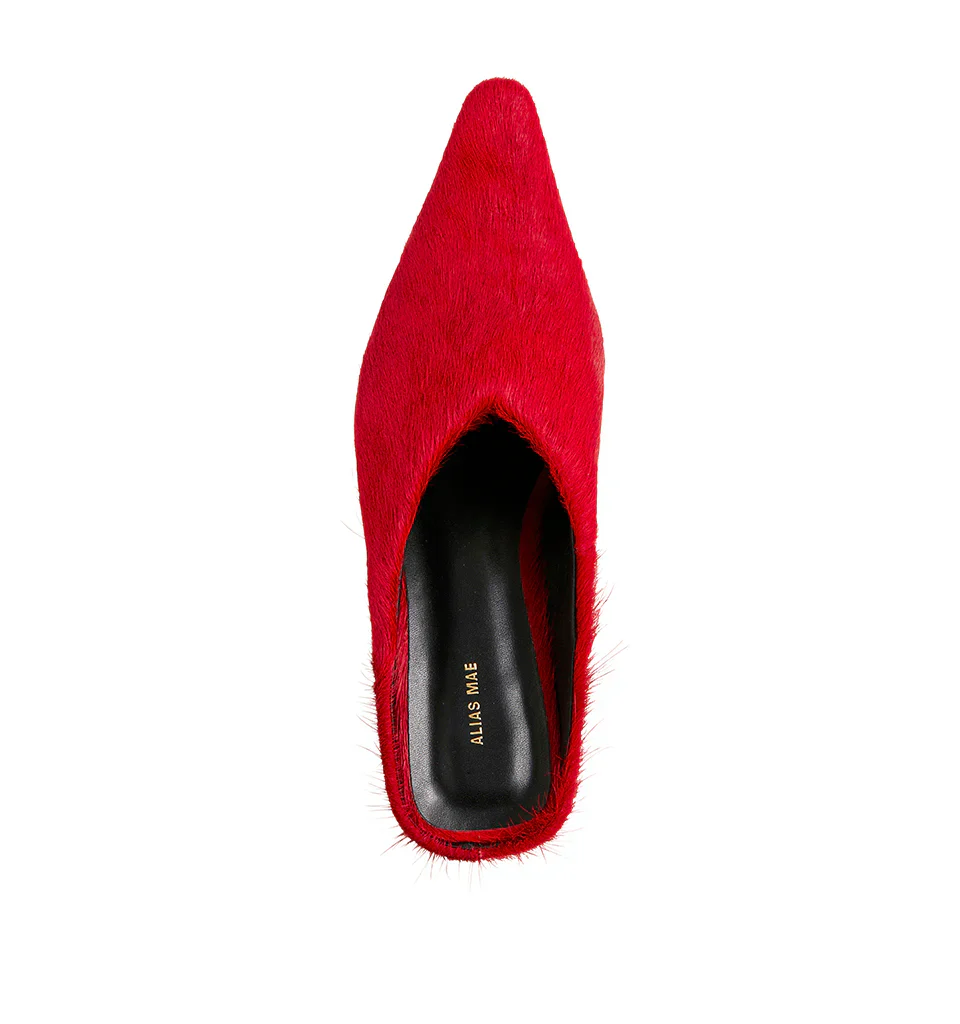 ALIAS MAE Womens Talulah Pony in Scarlet - Image 3