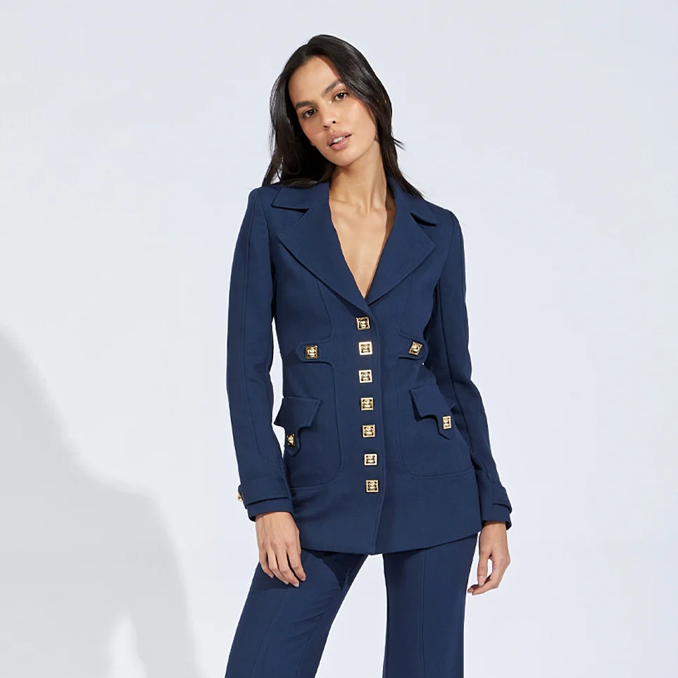 ALICE McCALL Womens Air France Jacket Navy - Image 4