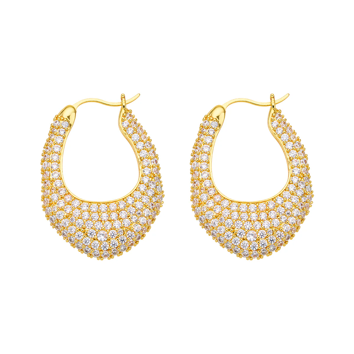 AMBER SCEATS Womens Aria Earrings - Gold - Image 3