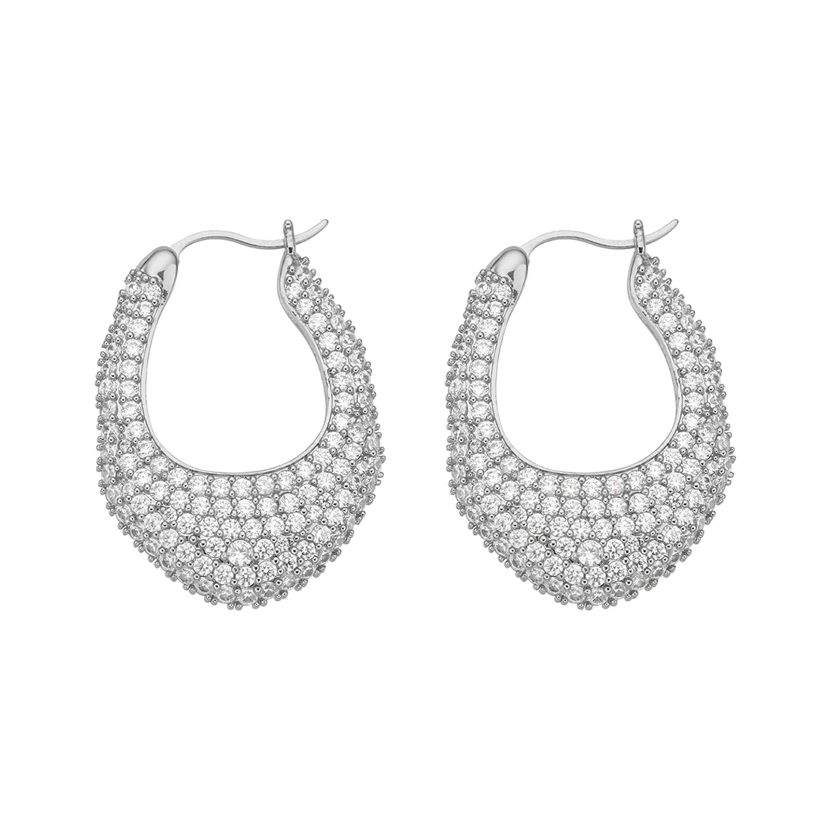 AMBER SCEATS Womens Aria Earrings - Silver - Image 4