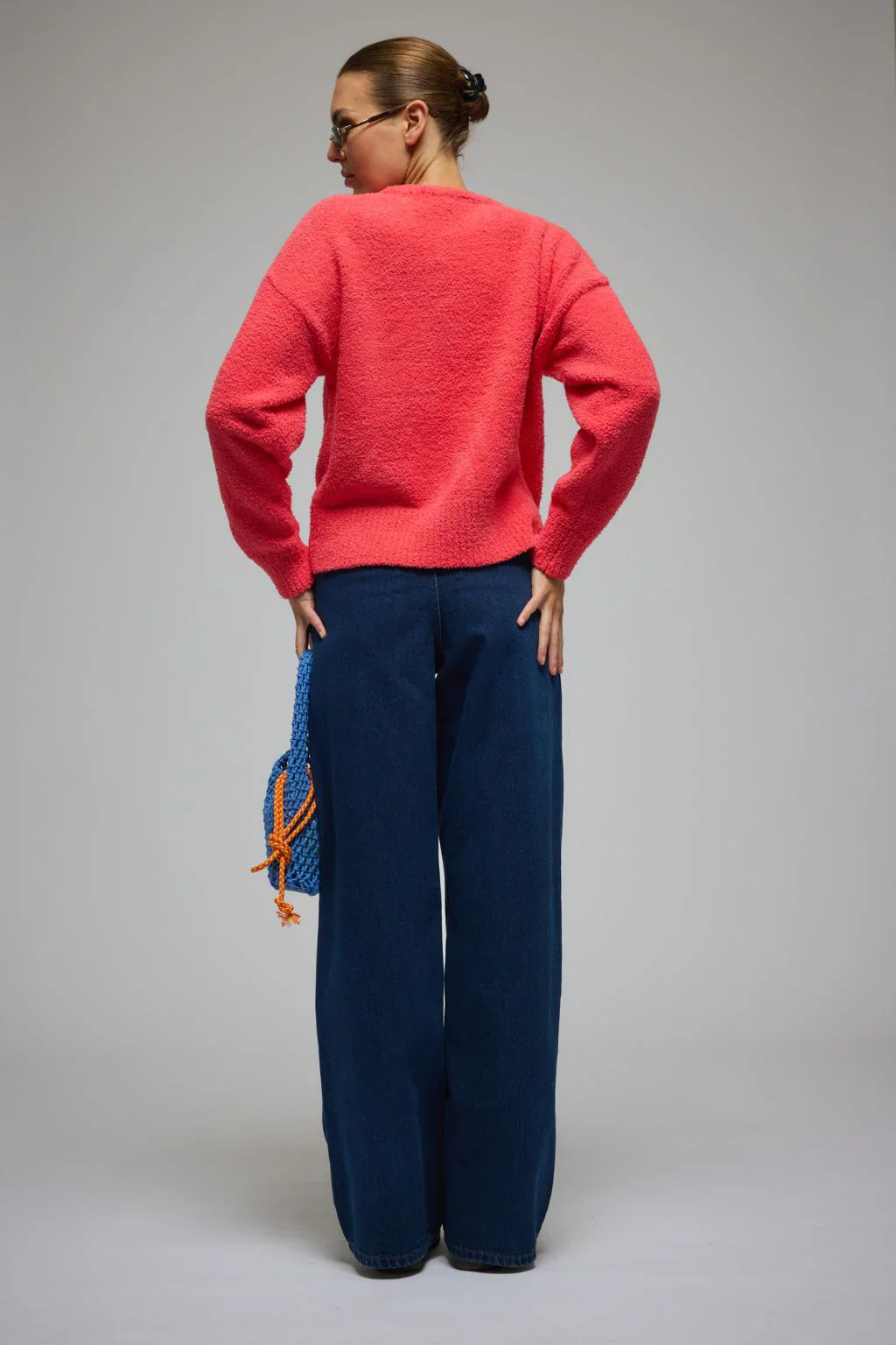 ARAMINTA JAMES Womens Aime Cardigan Coral - Image 9