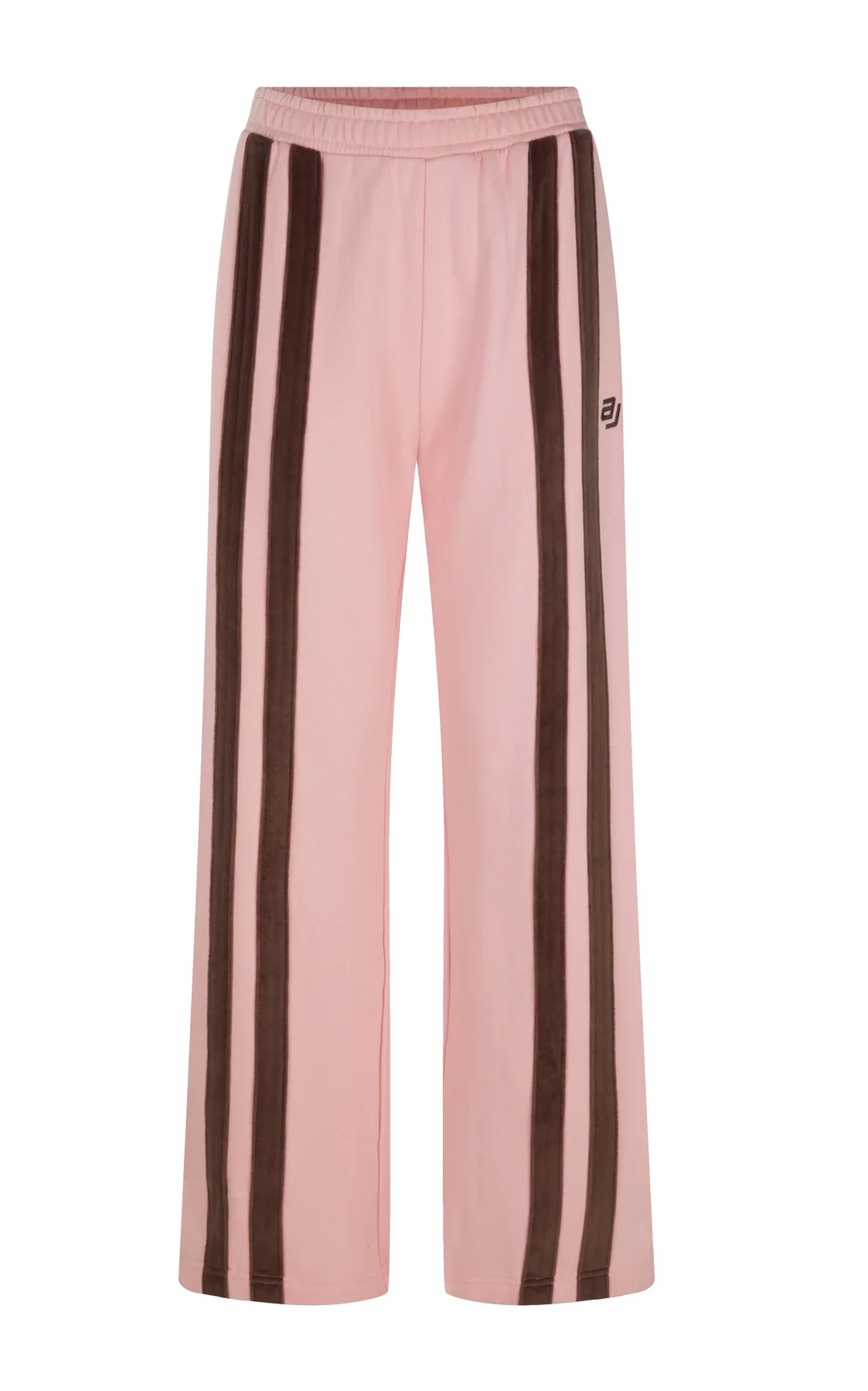 ARAMINTA JAMES Womens AJ Logo Stripe Trackpant in Rose Quartz - Image 8