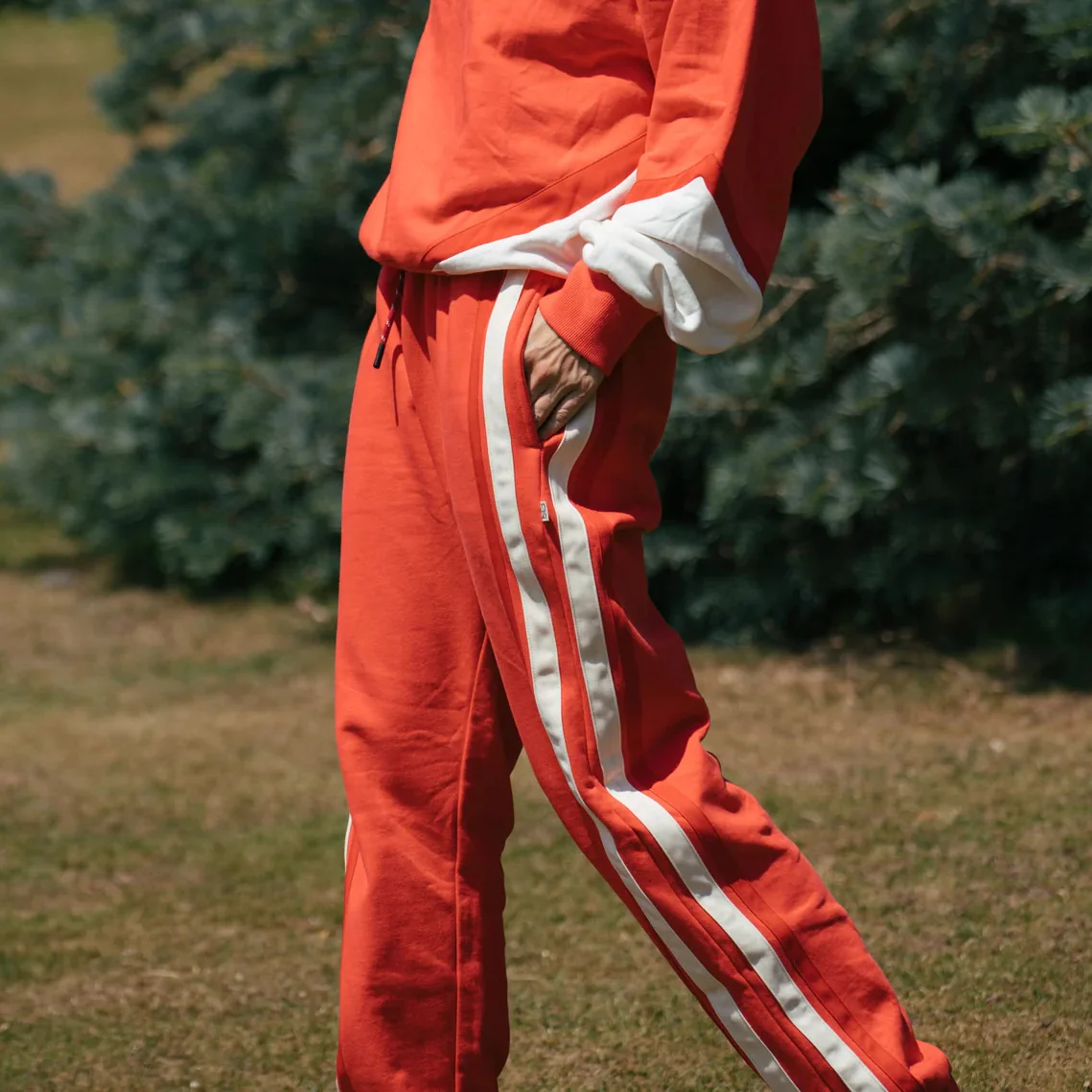 ARAMINTA JAMES Womens Bisous Trackpant Coral - Image 3