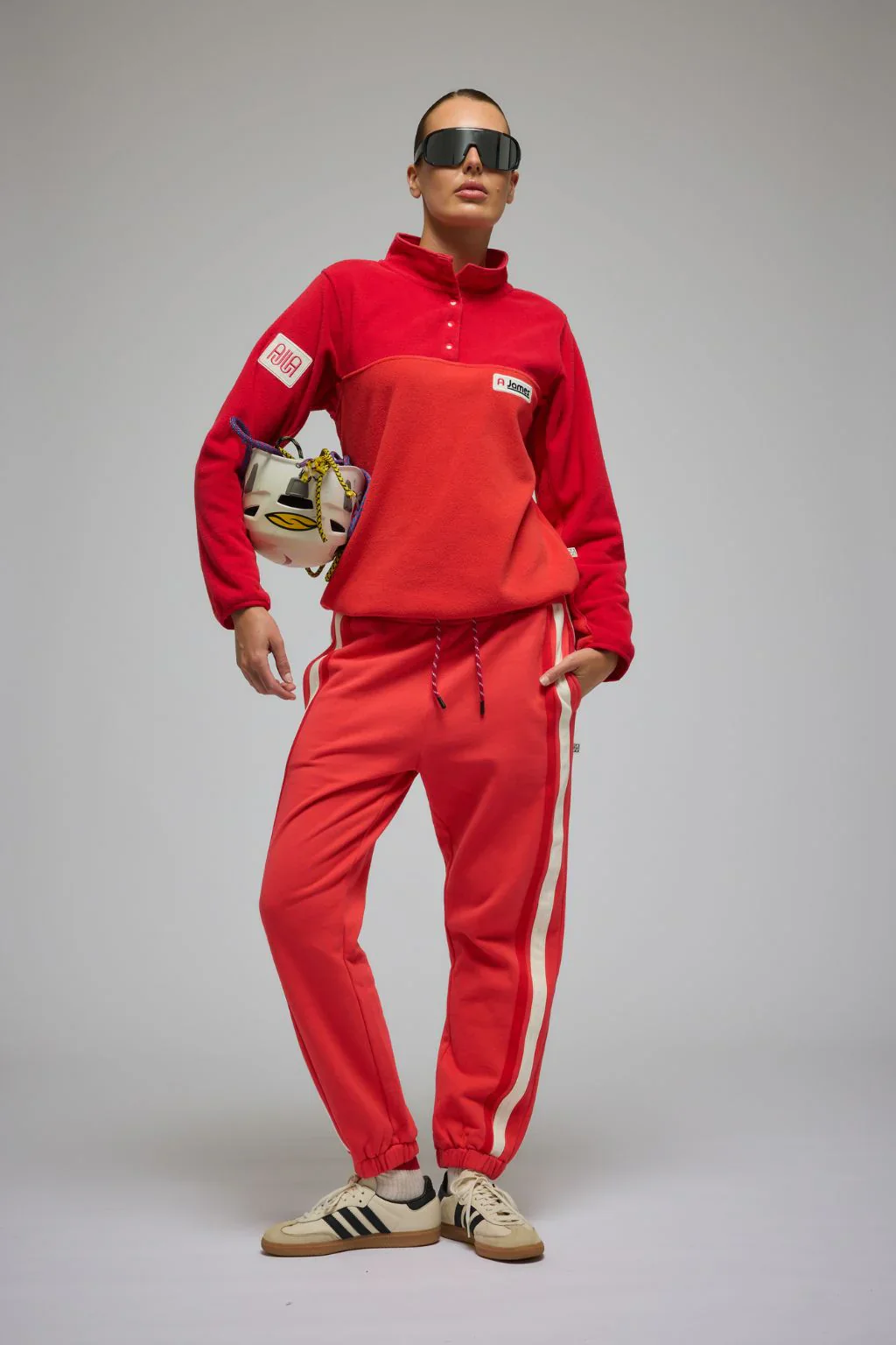 ARAMINTA JAMES Womens Bisous Trackpant Coral - Image 9