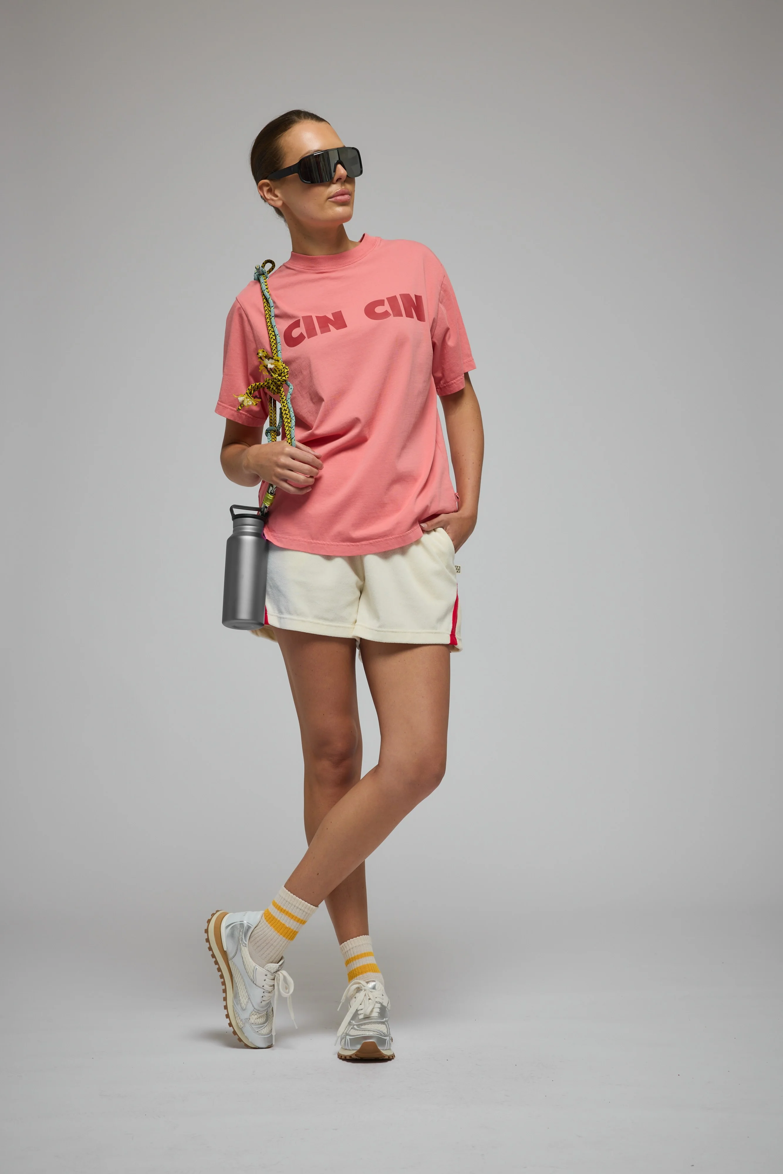 ARAMINTA JAMES Womens Cin Cin Tee Bougainvillea Pink - Image 2