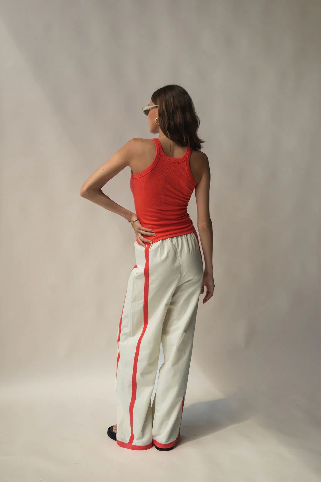 ARAMINTA JAMES Womens Del Mar Pant - Lobster Red - Image 5