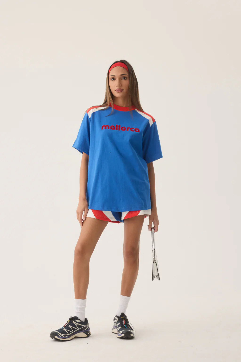 ARAMINTA JAMES Womens Mallorca Tee in Spanish Blue - Image 2