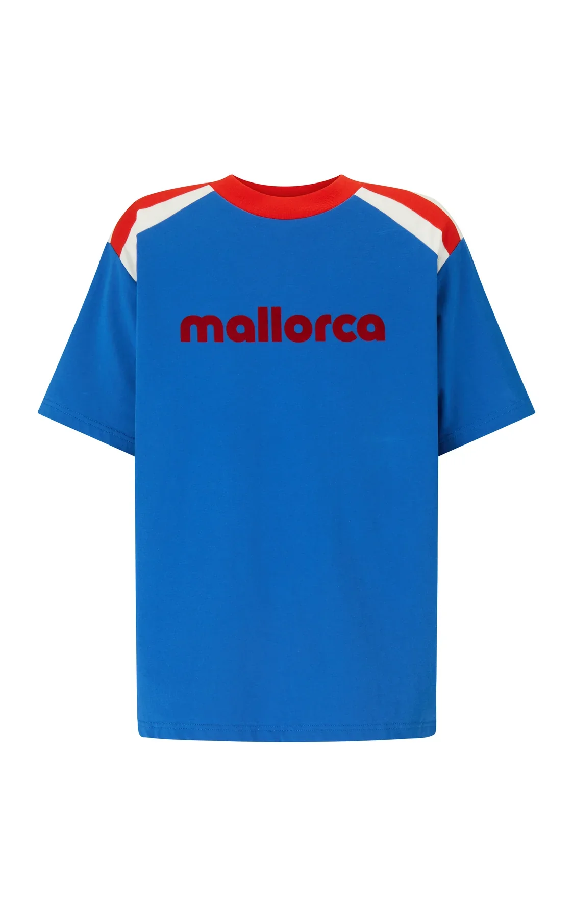 ARAMINTA JAMES Womens Mallorca Tee in Spanish Blue - Image 5