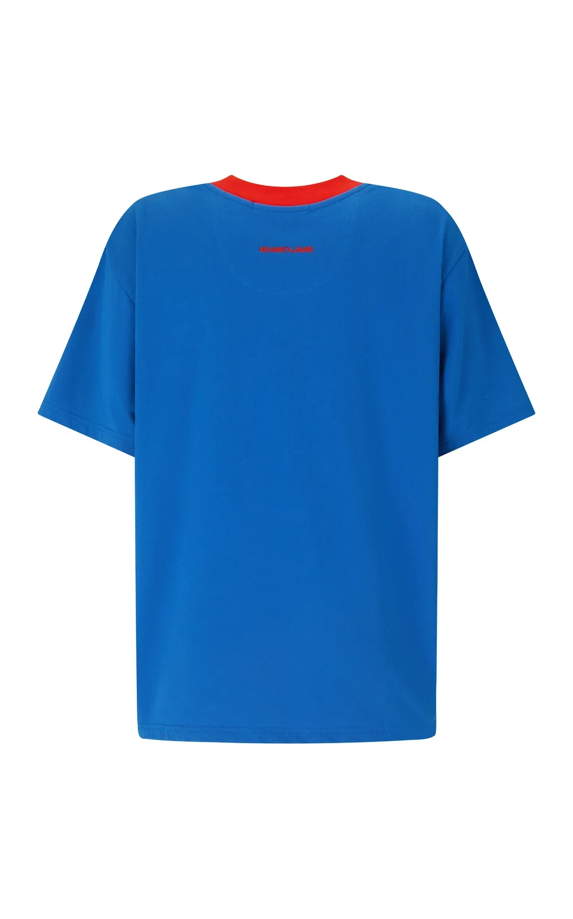 ARAMINTA JAMES Womens Mallorca Tee in Spanish Blue - Image 6