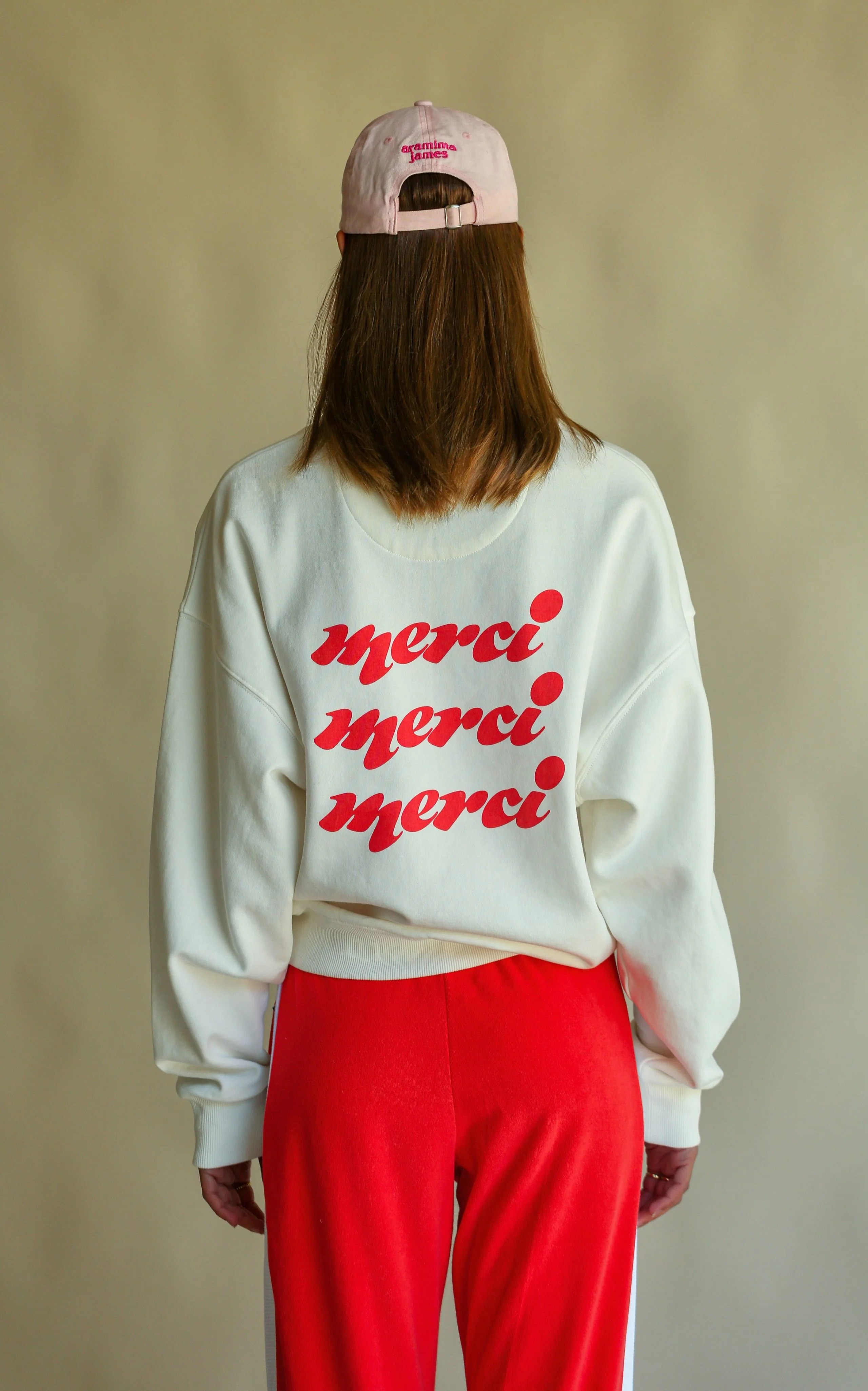 ARAMINTA JAMES Womens Merci Sweatshirt - Snow - Image 6