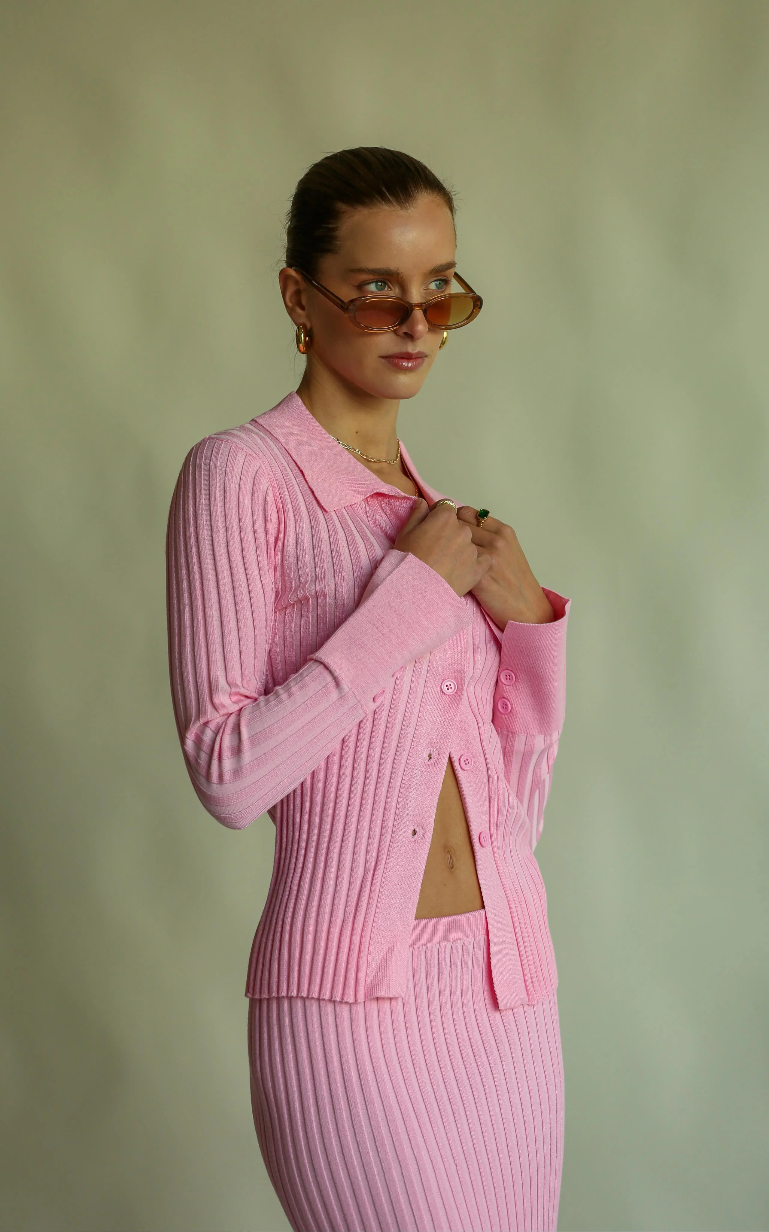 ARAMINTA JAMES Womens Moon Rise Knit Top - Peony - Image 4