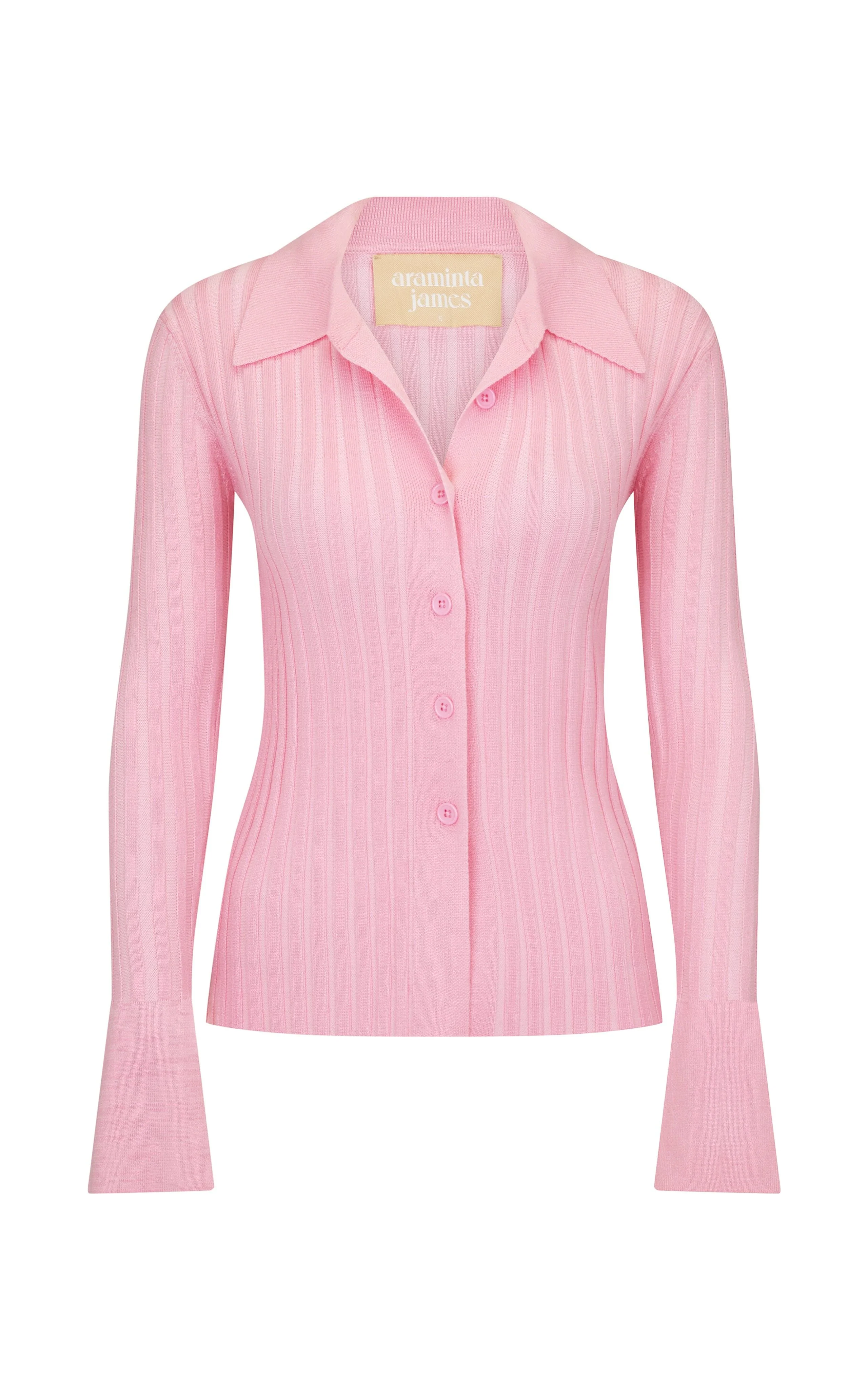 ARAMINTA JAMES Womens Moon Rise Knit Top - Peony - Image 8