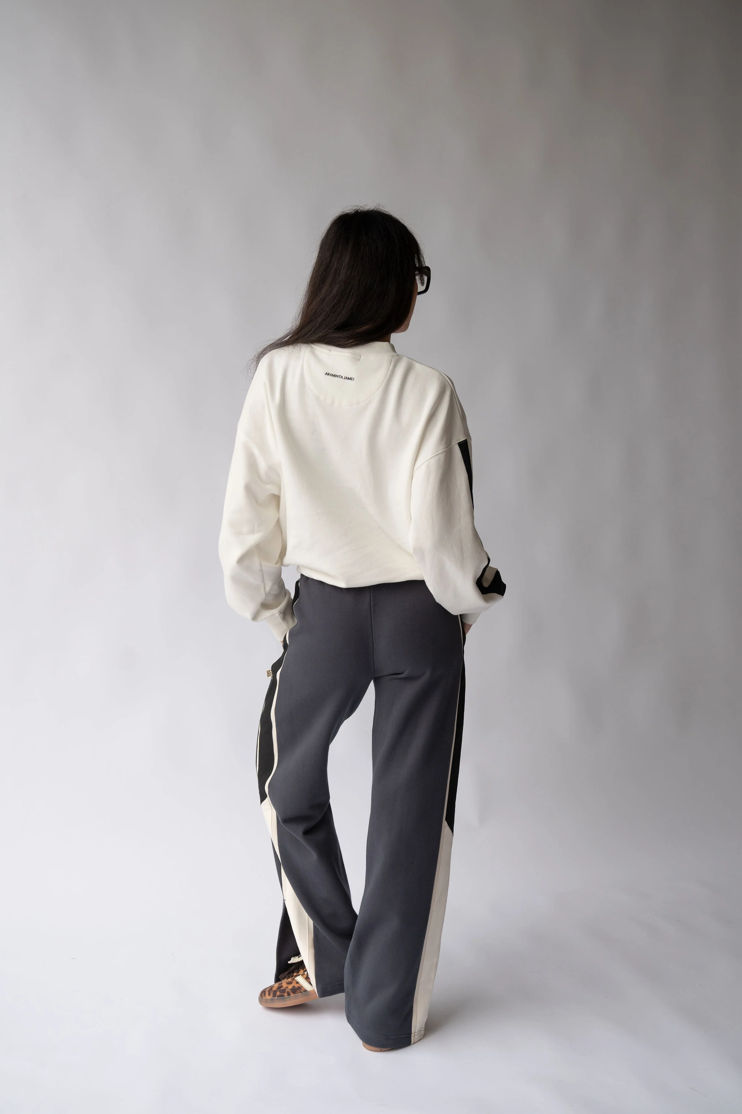 ARAMINTA JAMES Womens Parisienne Trackpant - Noir - Image 2