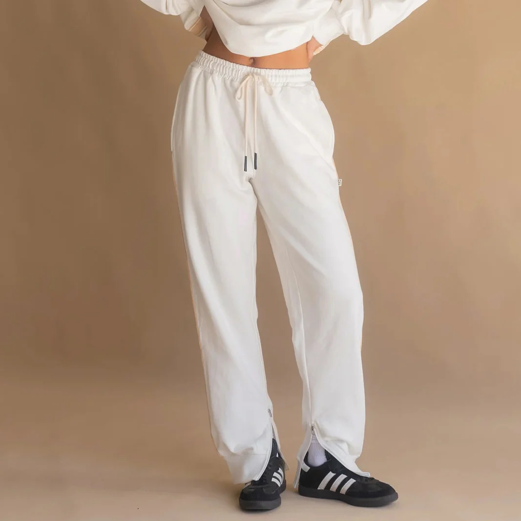 ARAMINTA JAMES Womens Riviera Sweatpant - Snow - Image 3