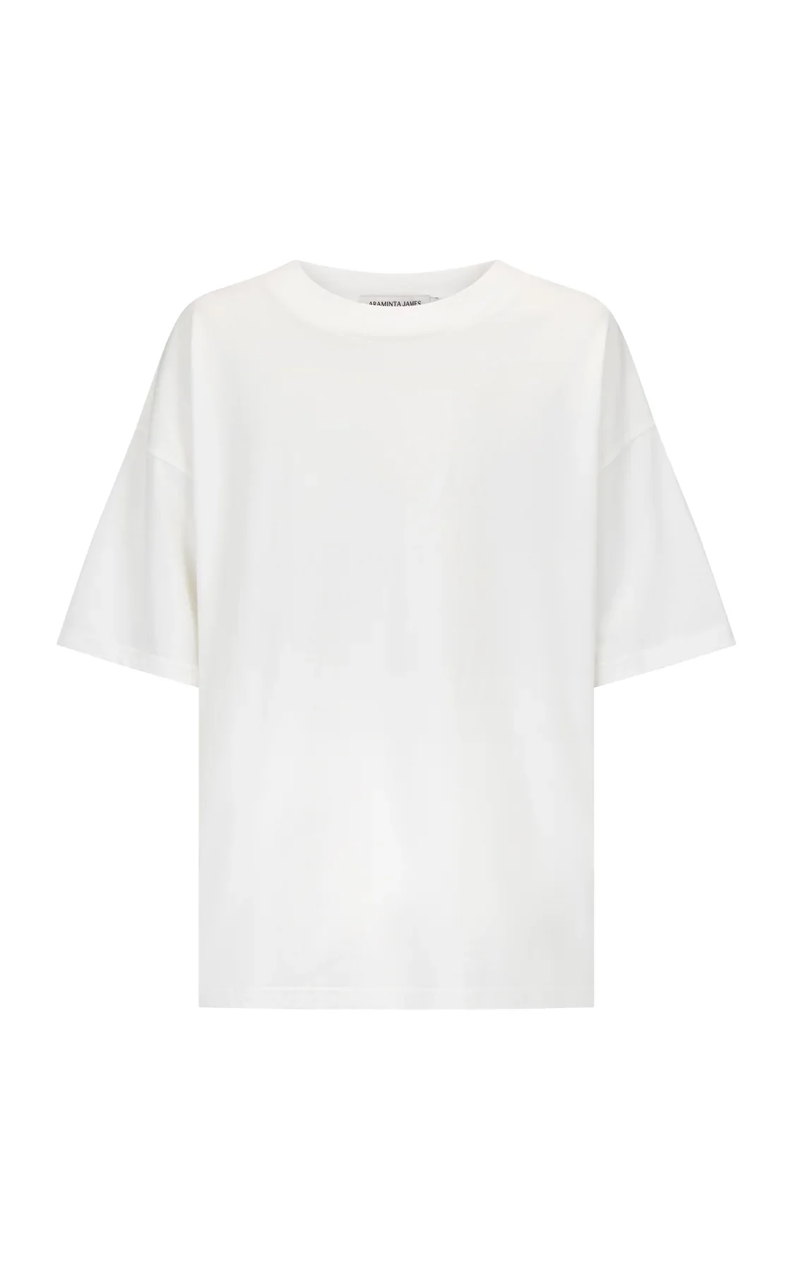 ARAMINTA JAMES Womens Santorini Oversized Tee Warm White - Image 10