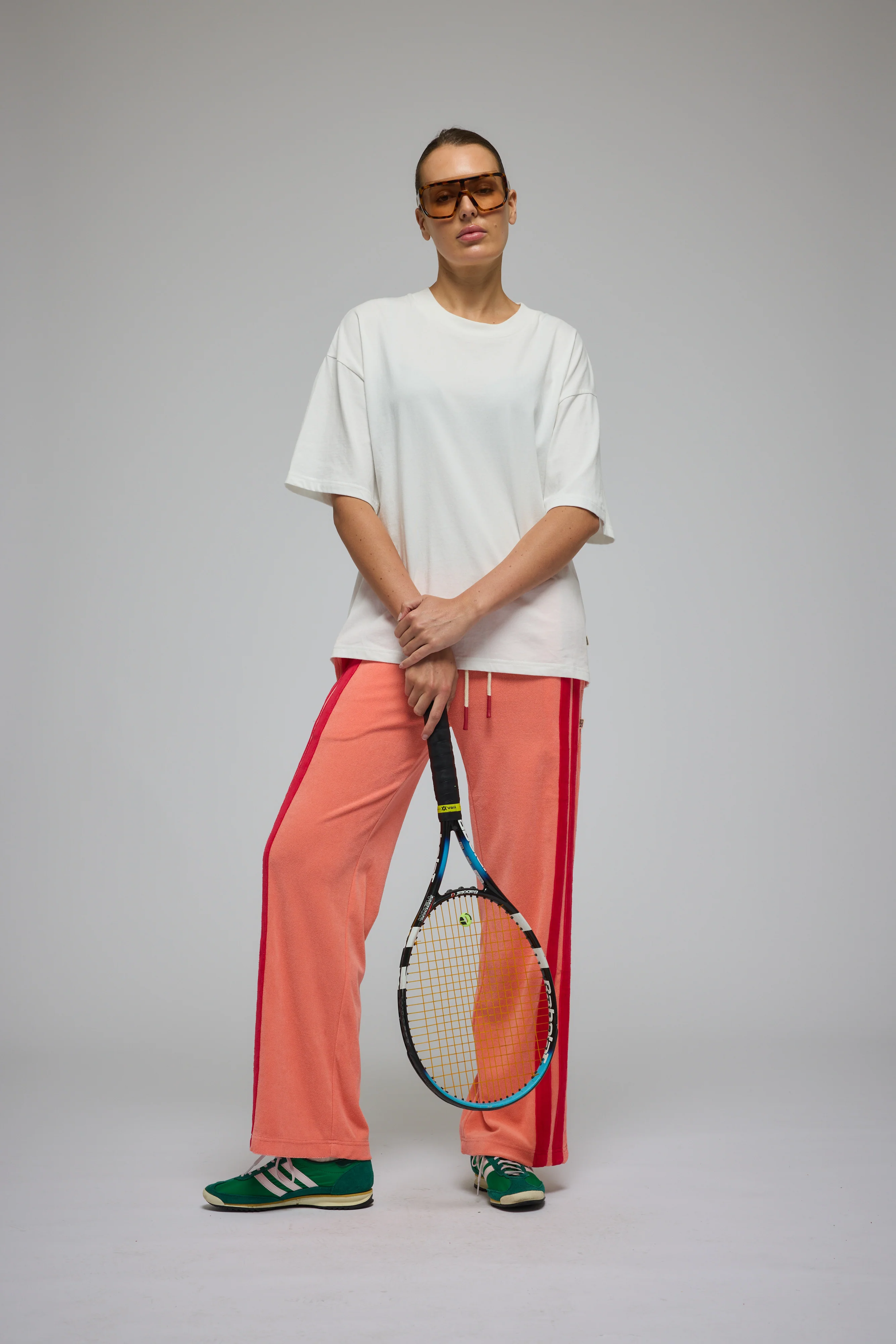 ARAMINTA JAMES Womens Santorini Oversized Tee Warm White - Image 3