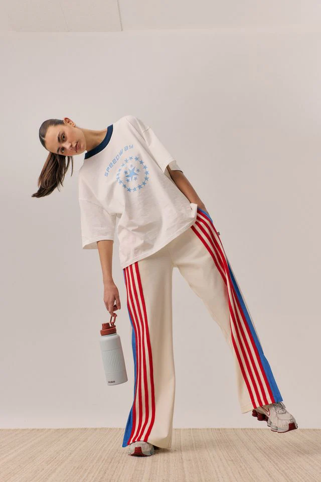 ARAMINTA JAMES Womens Speedway Oversized Tee in Snow - Image 8