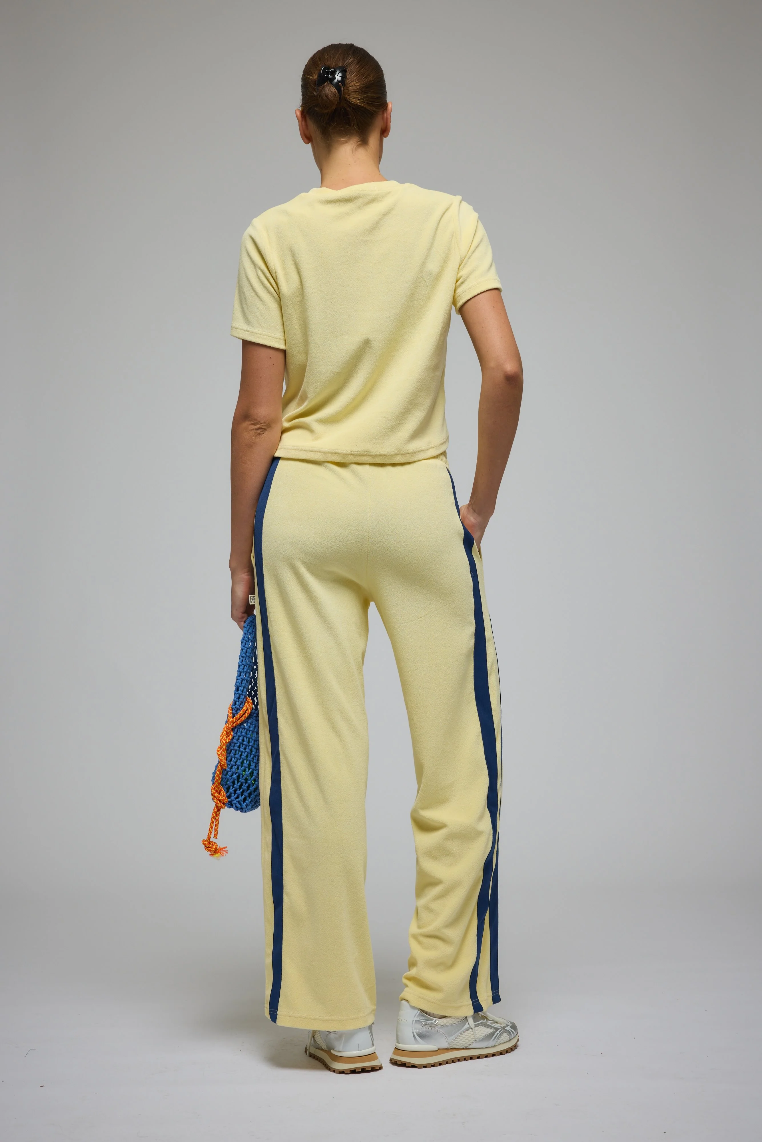 ARAMINTA JAMES Womens Voyage Terry Pant Lemon Cream - Image 7