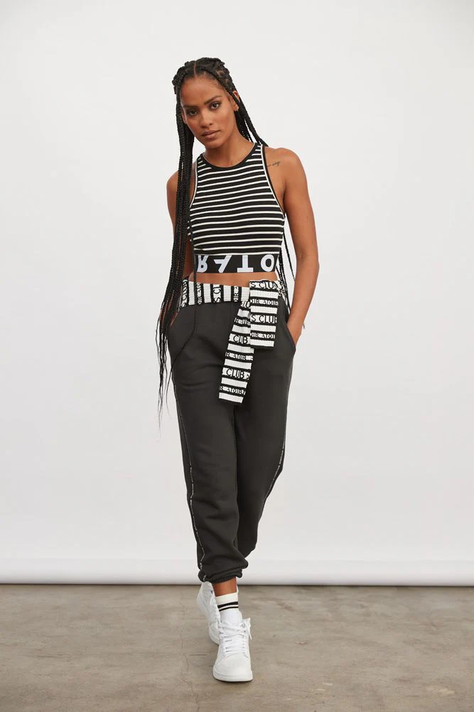 ATOIR SPORTS CLUB Womens The All Star Track Pants - Vintage Black - Image 3