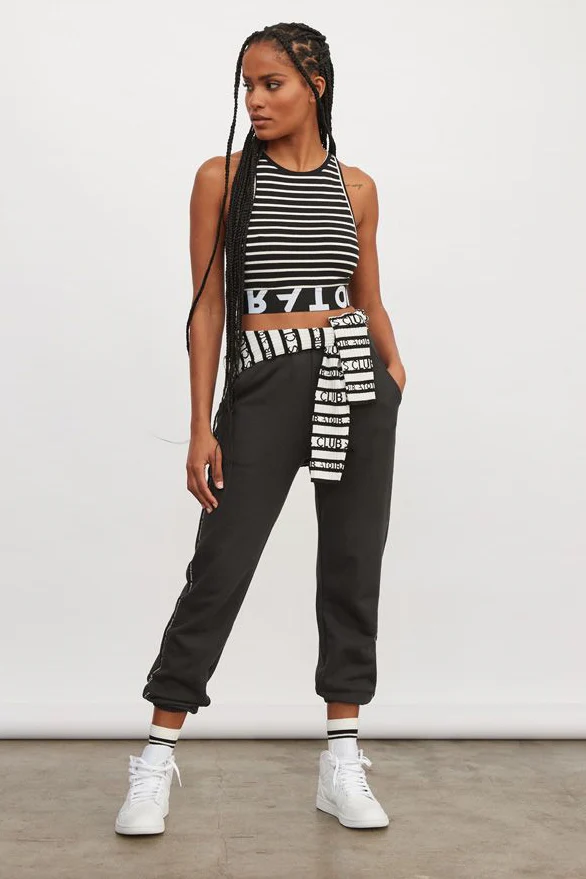 ATOIR SPORTS CLUB Womens The All Star Track Pants - Vintage Black - Image 9