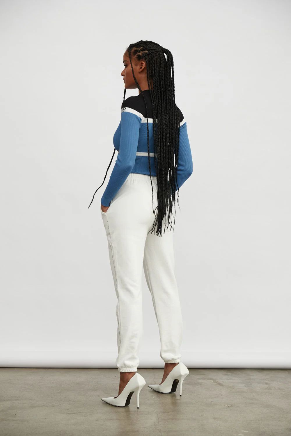 ATOIR SPORTS CLUB Womens The All Star Track Pants - White - Image 4