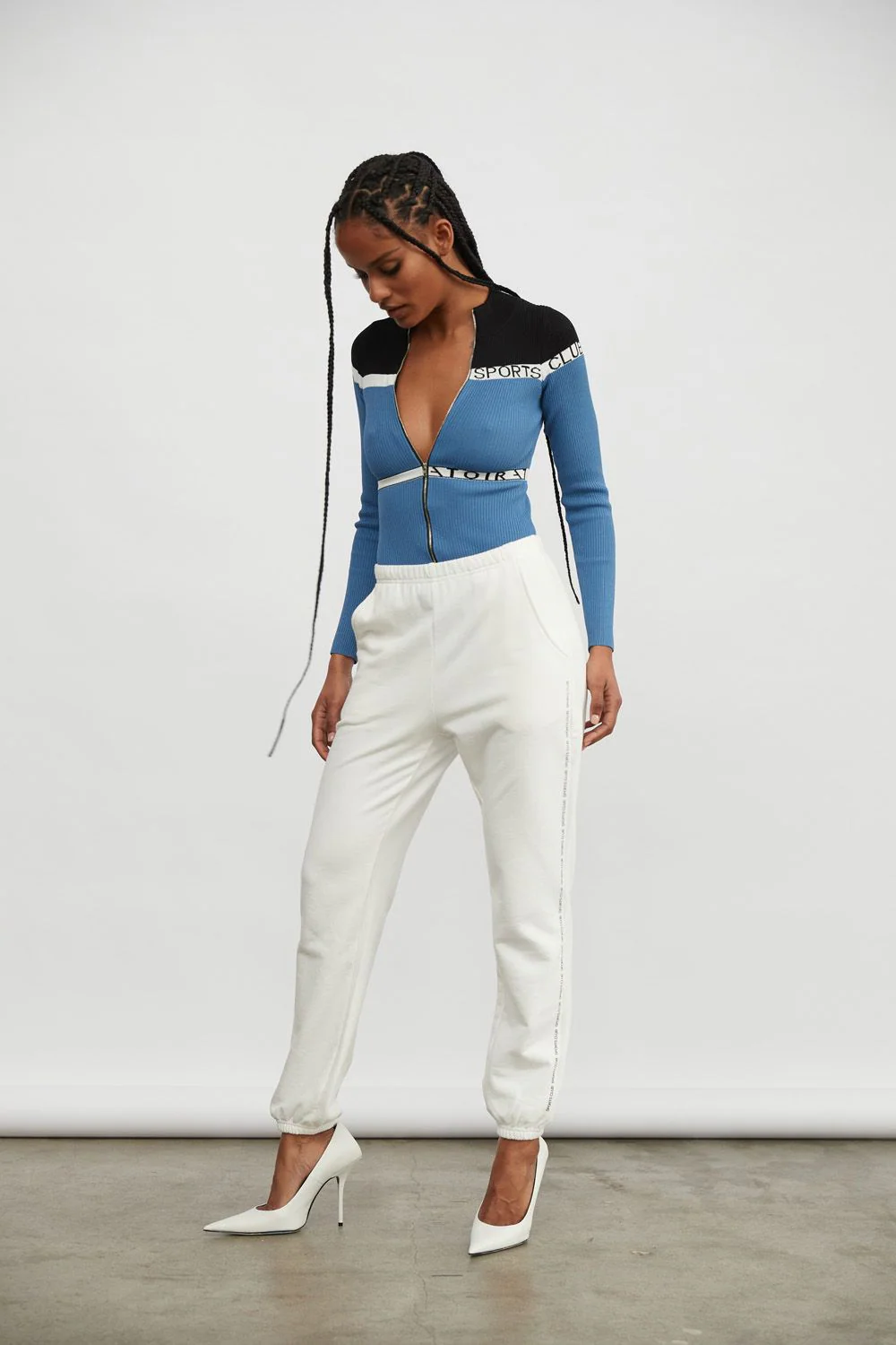 ATOIR SPORTS CLUB Womens The All Star Track Pants - White - Image 6